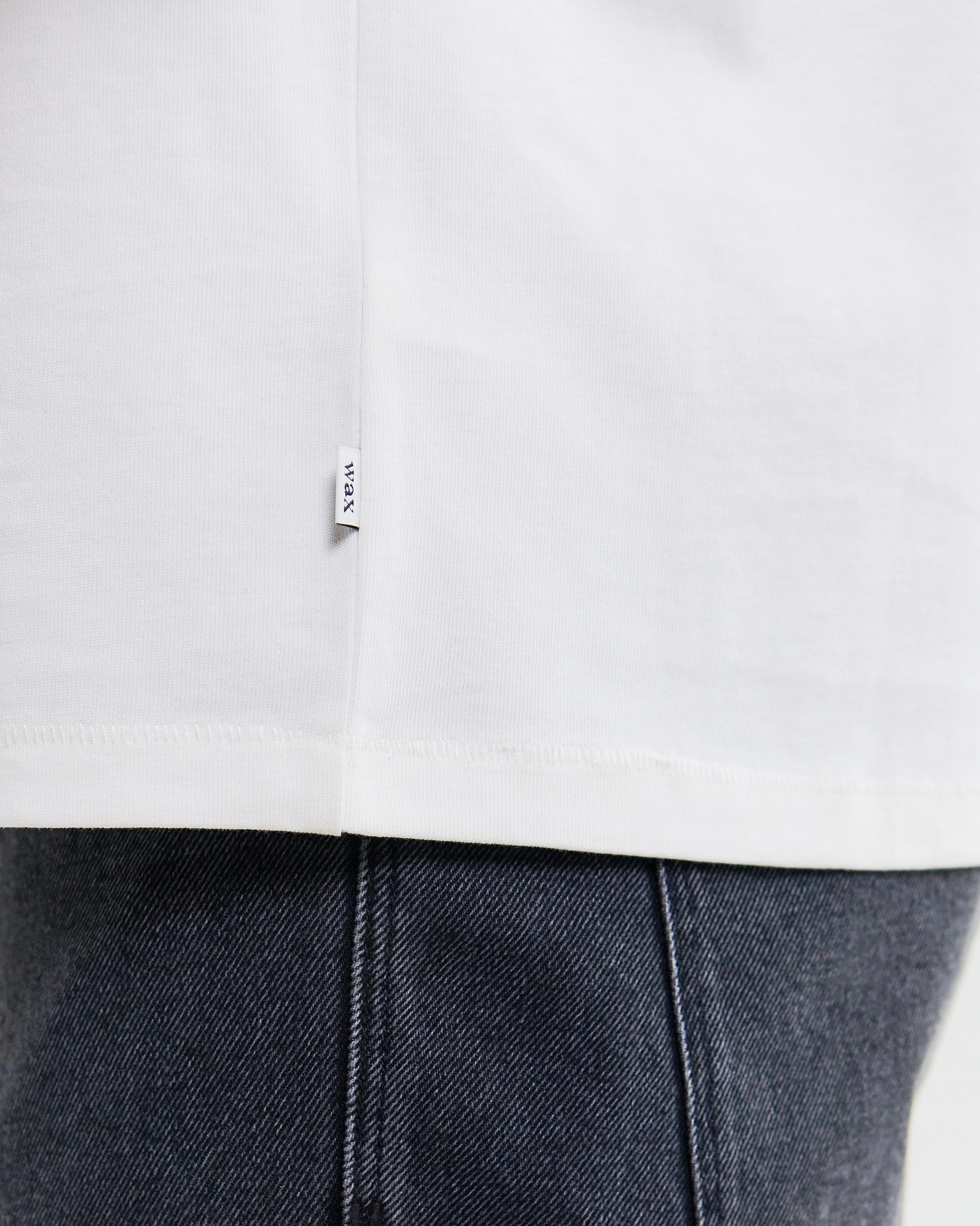 Mark - Off White Compact Cotton Cropped T-Shirt - Image 4