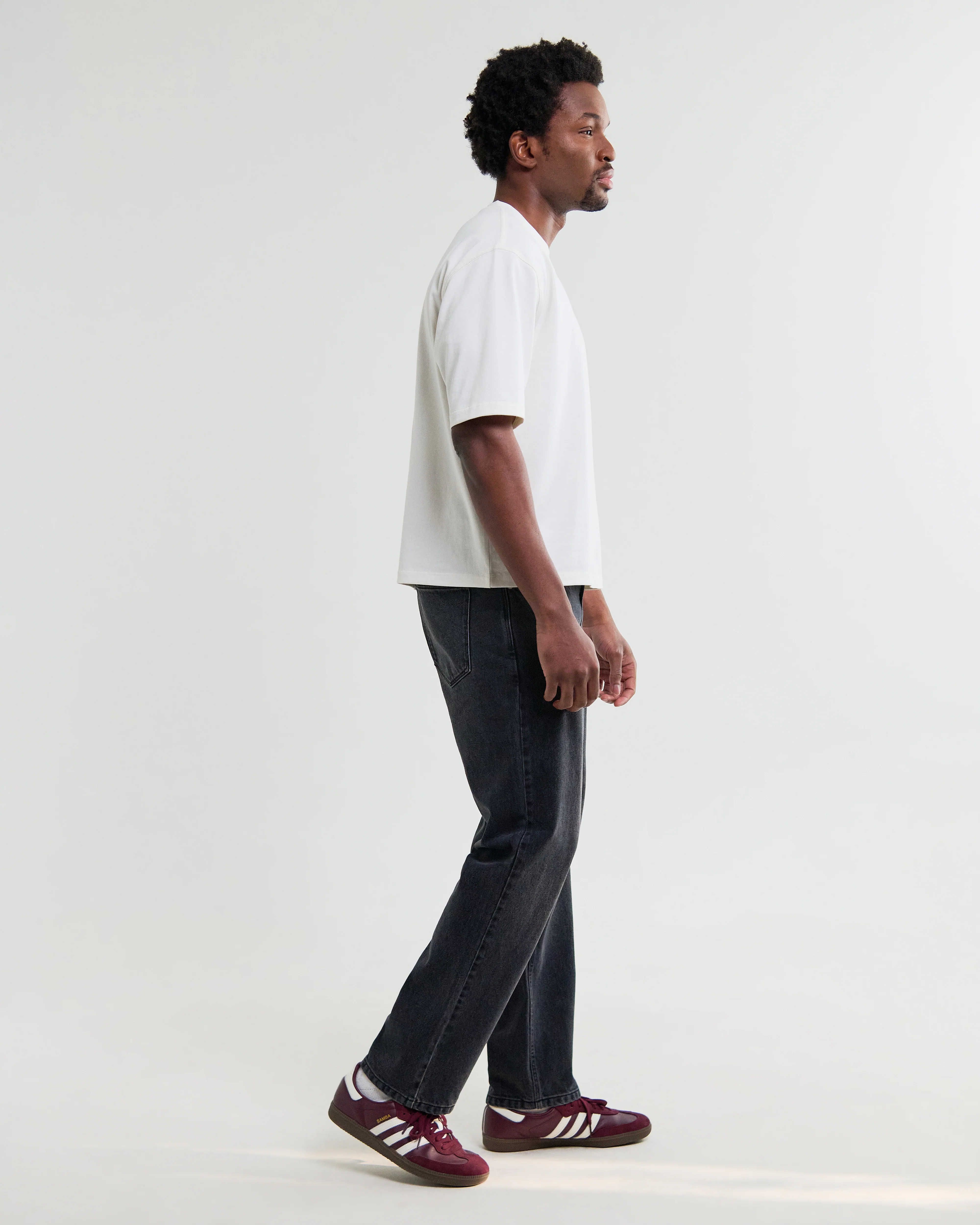 Mark - Off White Compact Cotton Cropped T-Shirt - Image 5