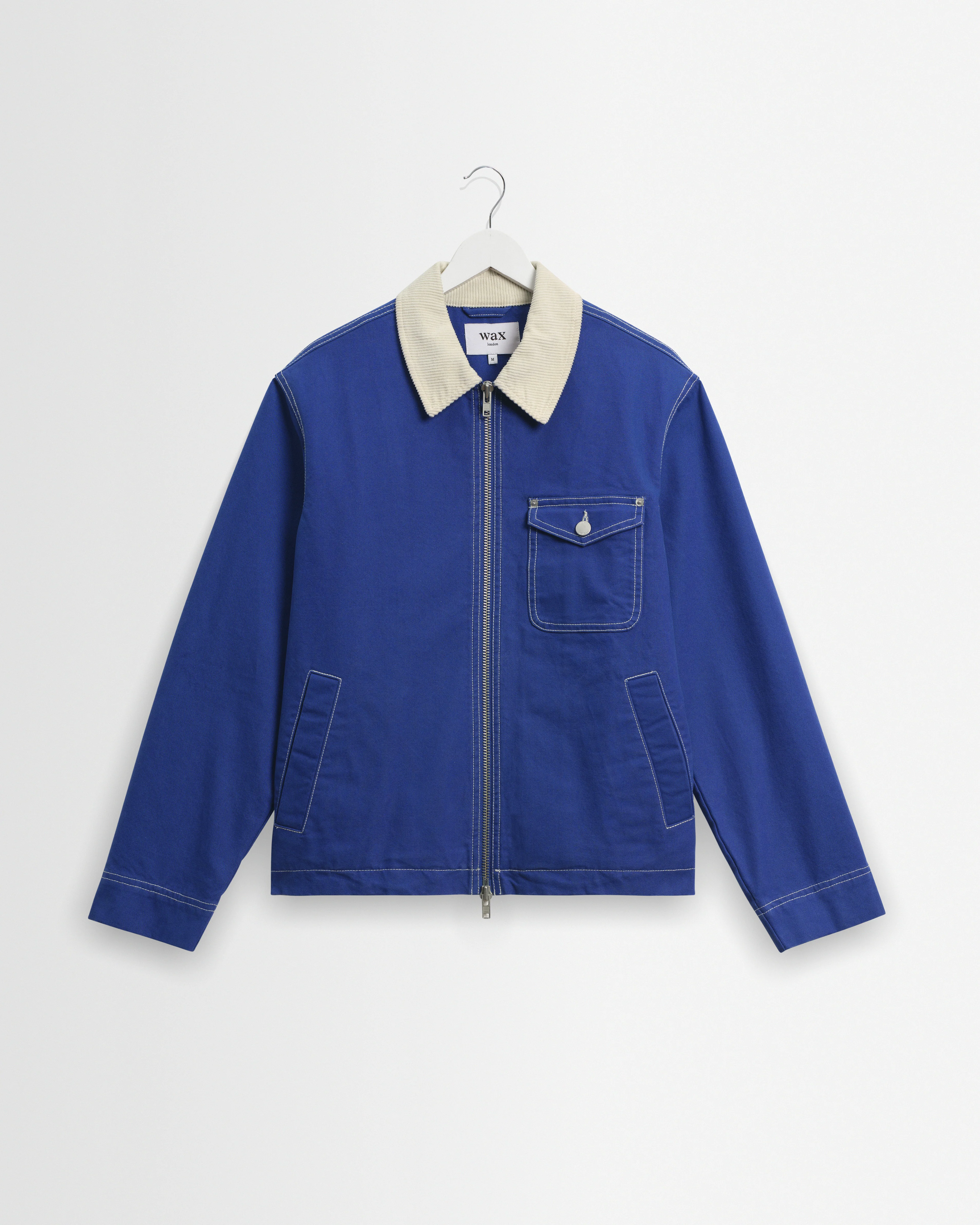 Mason - Blue Canvas Work Jacket