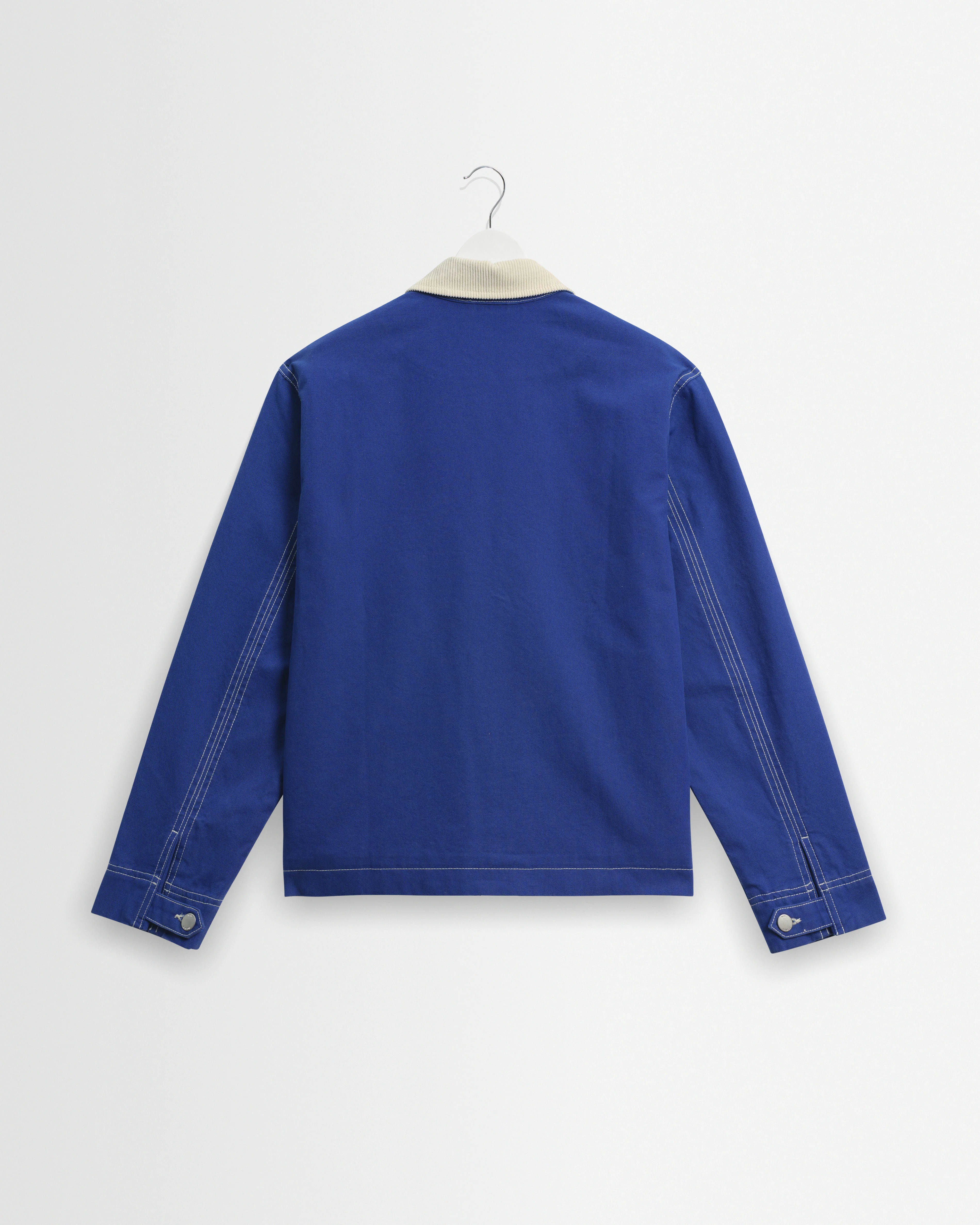 Mason - Blue Canvas Work Jacket - Image 8