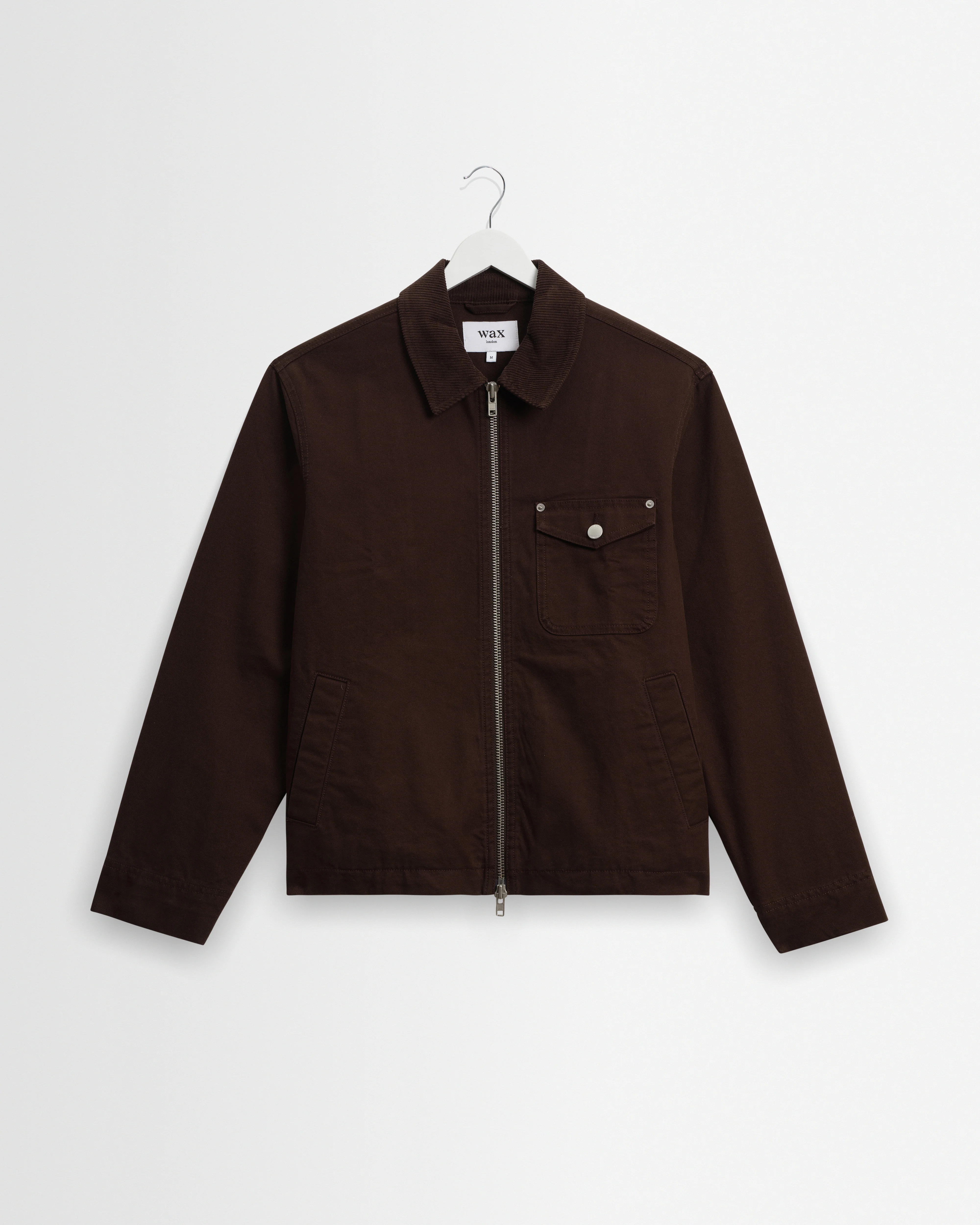 Mason - Dark Brown Canvas Work Jacket