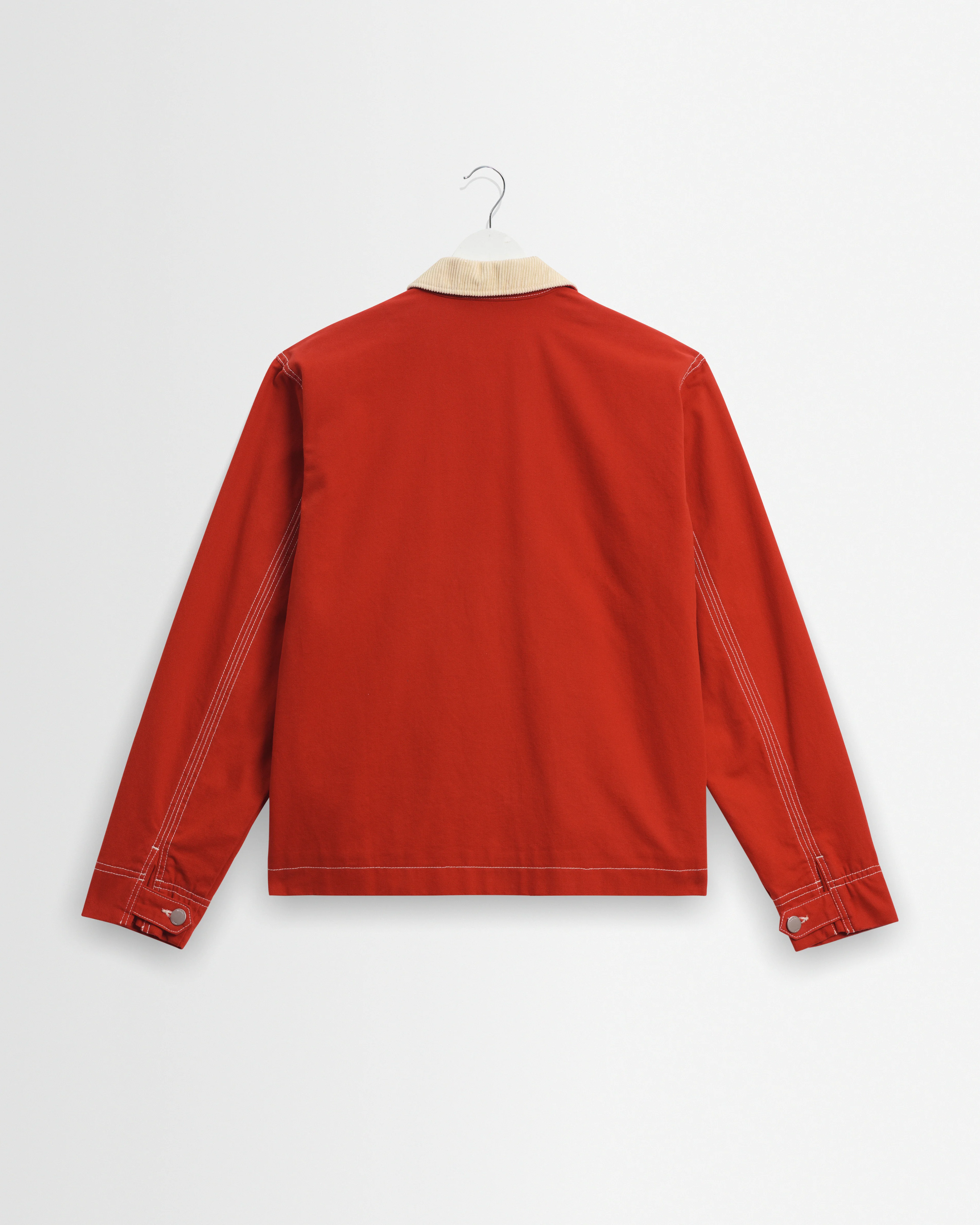 Mason - Red Canvas Work Jacket - Image 8