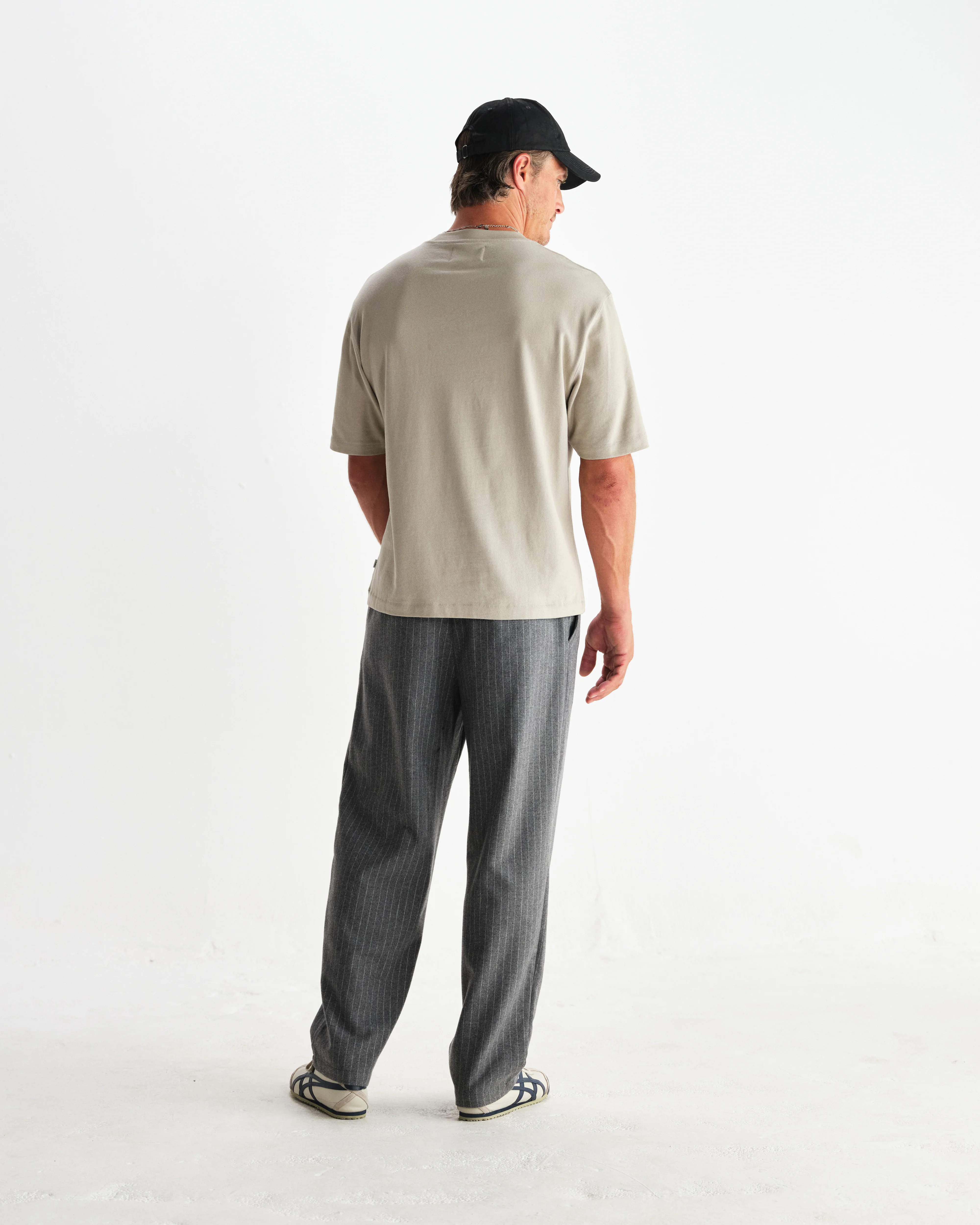 Milton - Light Sage Organic Emorised Cotton T-Shirt - Image 6