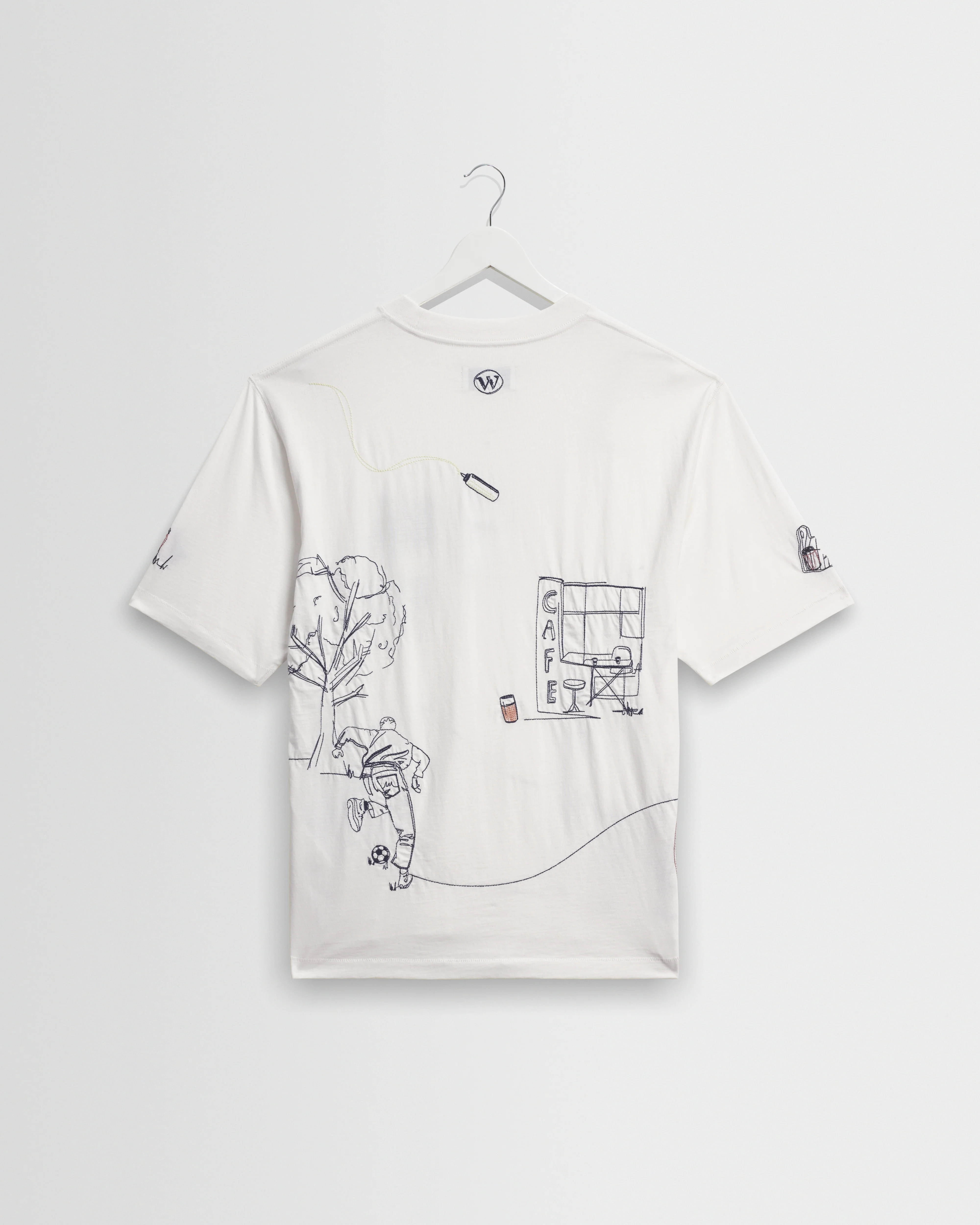 Milton - Off White Organic Cotton London Graphic T-Shirt - Image 9