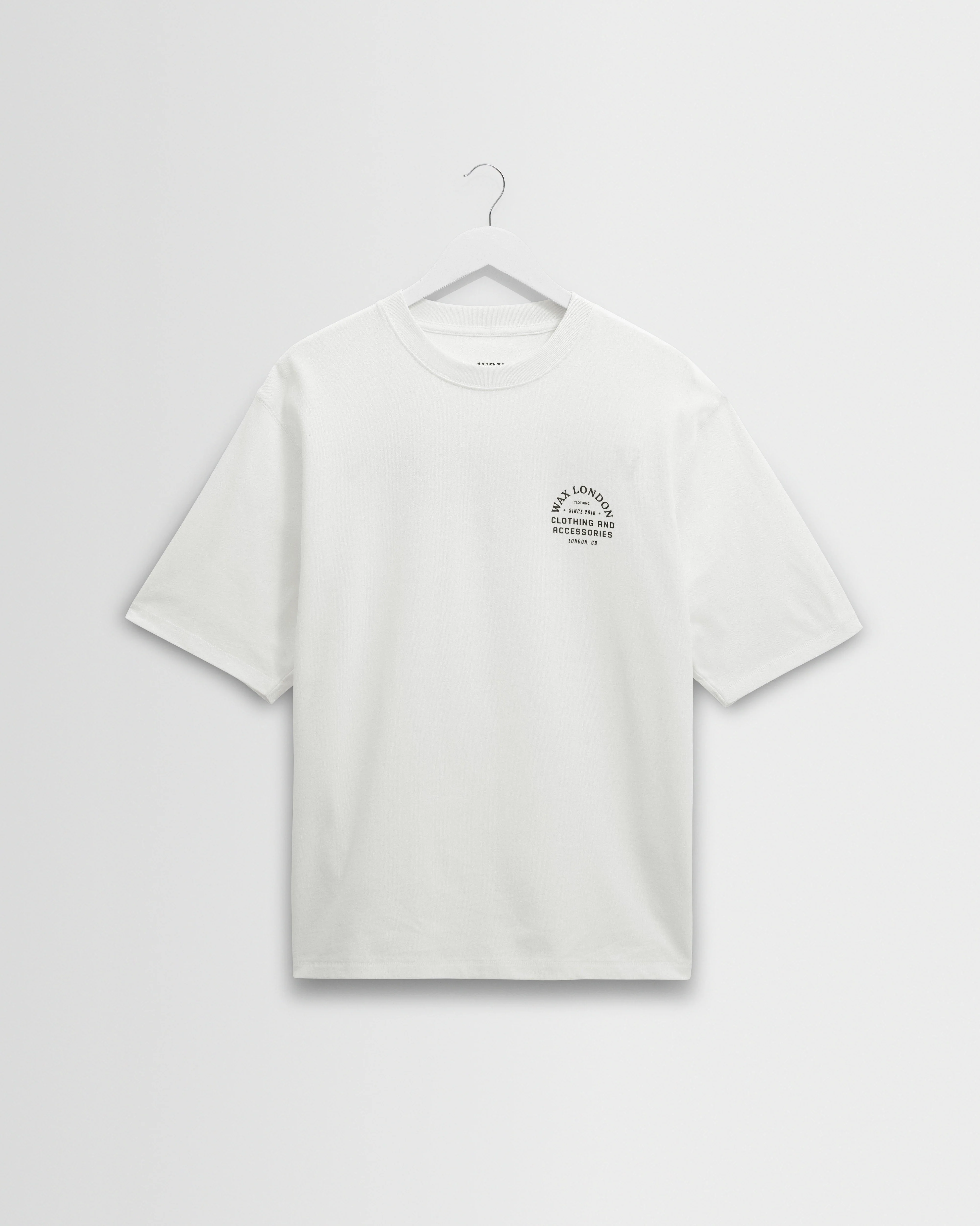 Milton - Off White Stacked Text Graphic Organic Cotton T-Shirt - Image 7