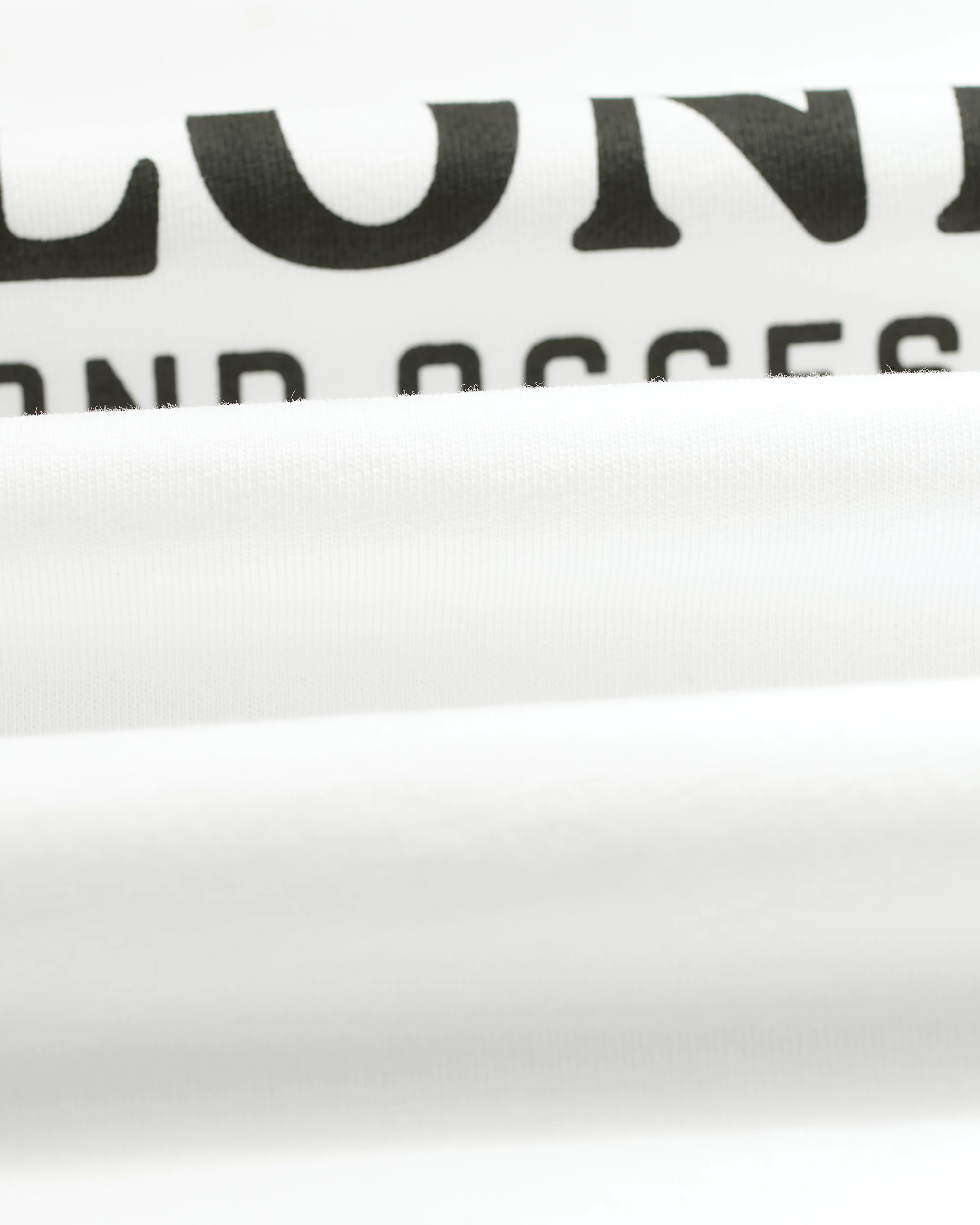 Milton - Off White Stacked Text Graphic Organic Cotton T-Shirt - Image 9