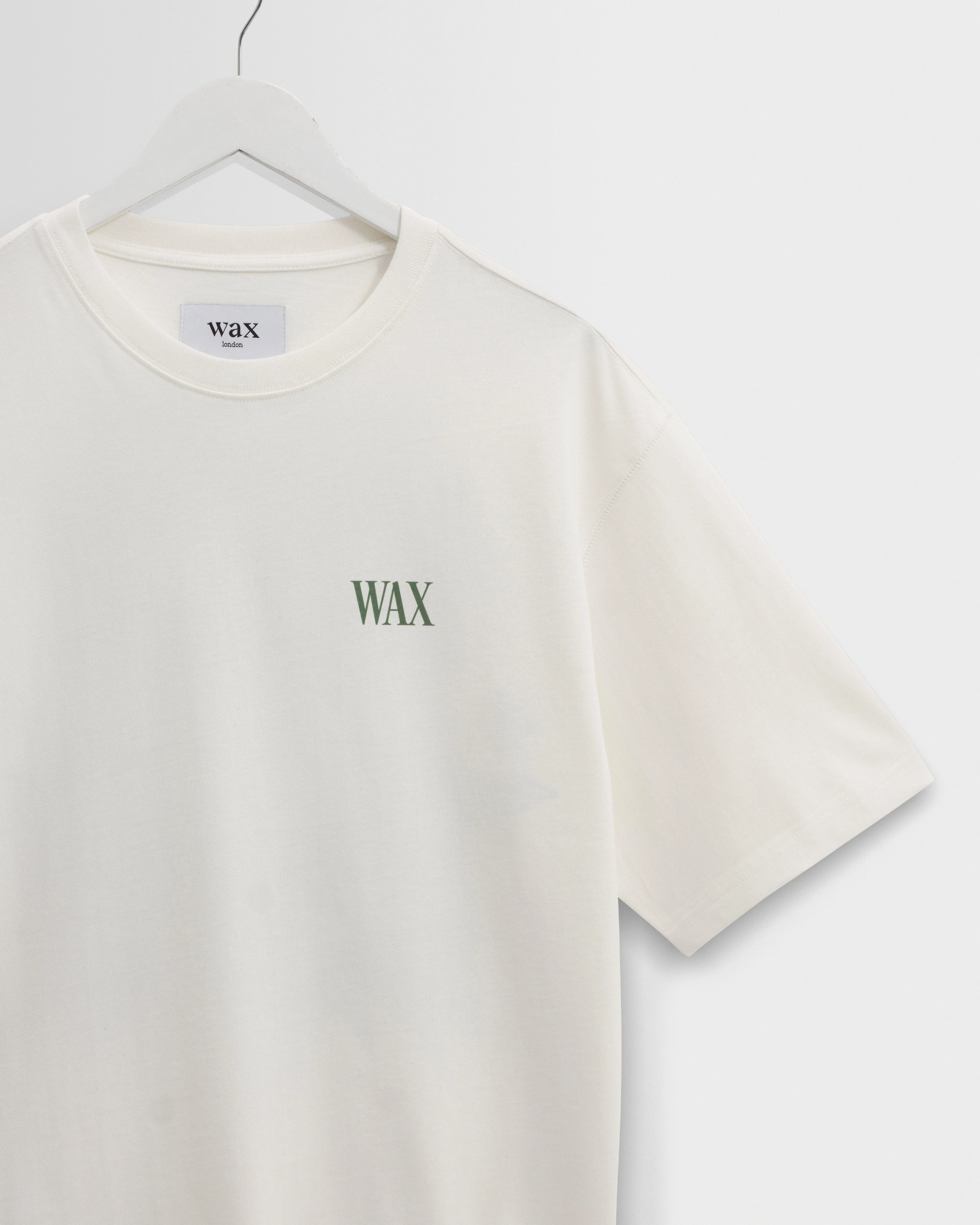 Milton - White And Green Botanical Graphic Cotton T-Shirt - Image 8