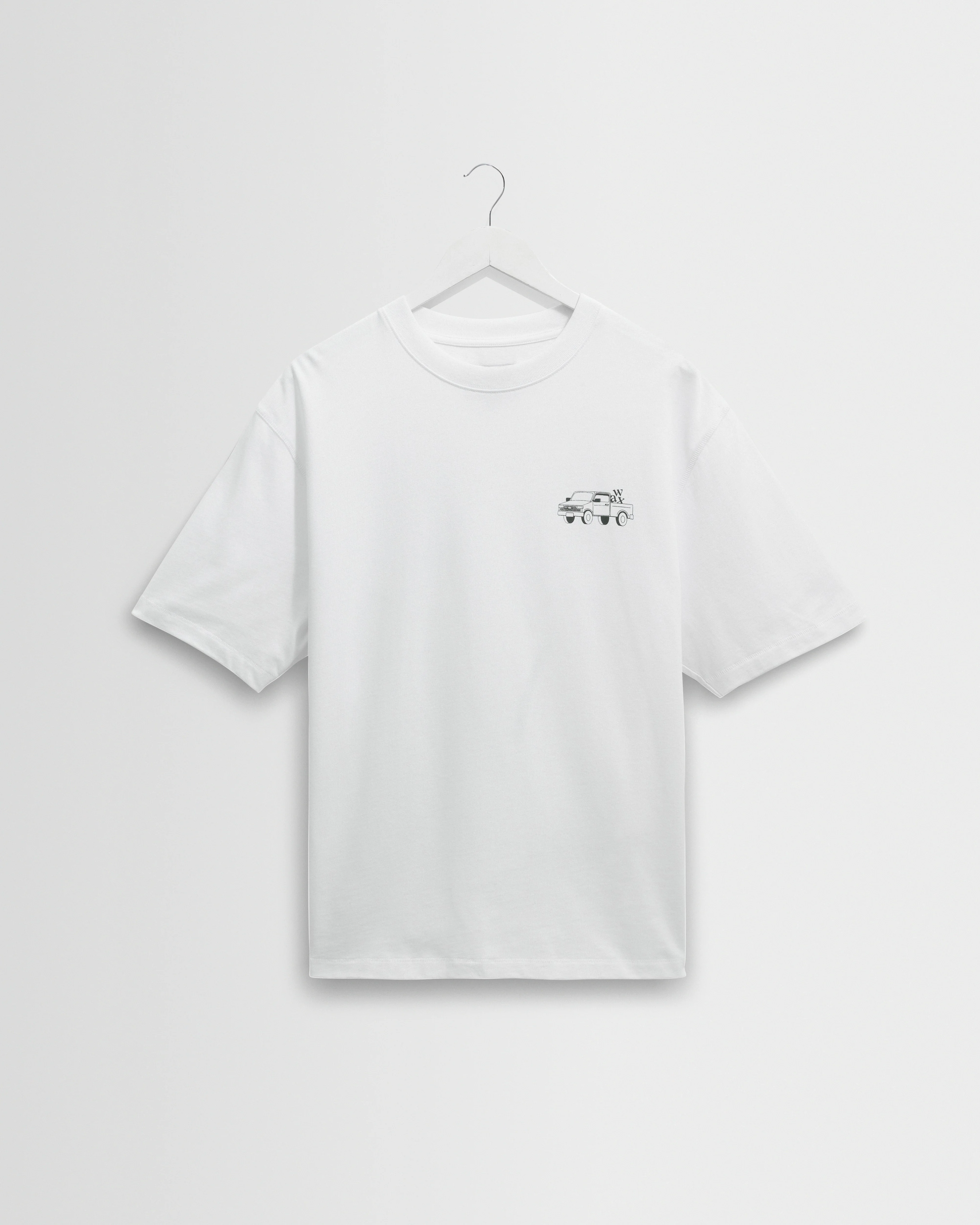 Milton - White Daffodil Graphic Organic Cotton T-Shirt - Image 8