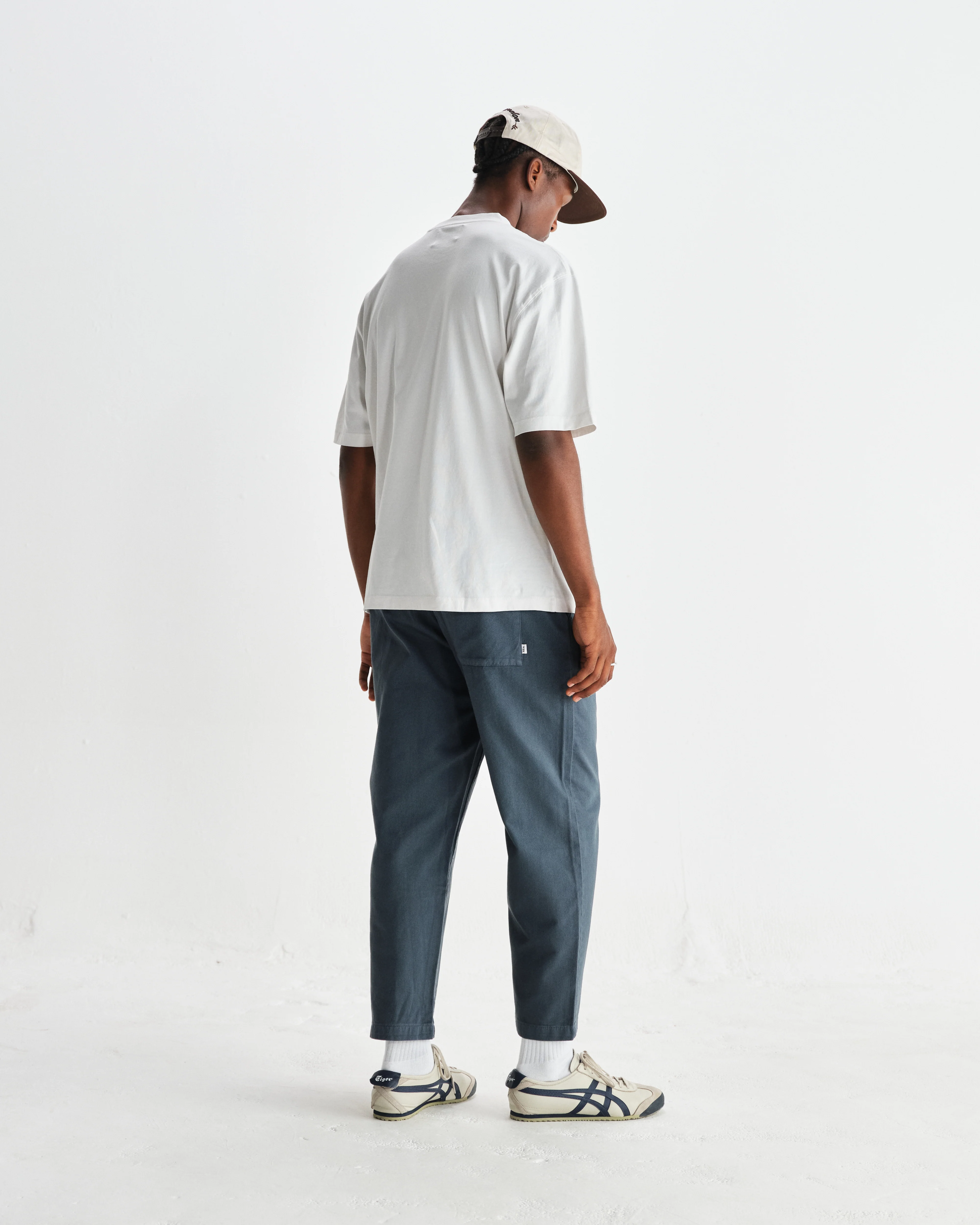 Milton - White Organic Compact Cotton T-Shirt - Image 6