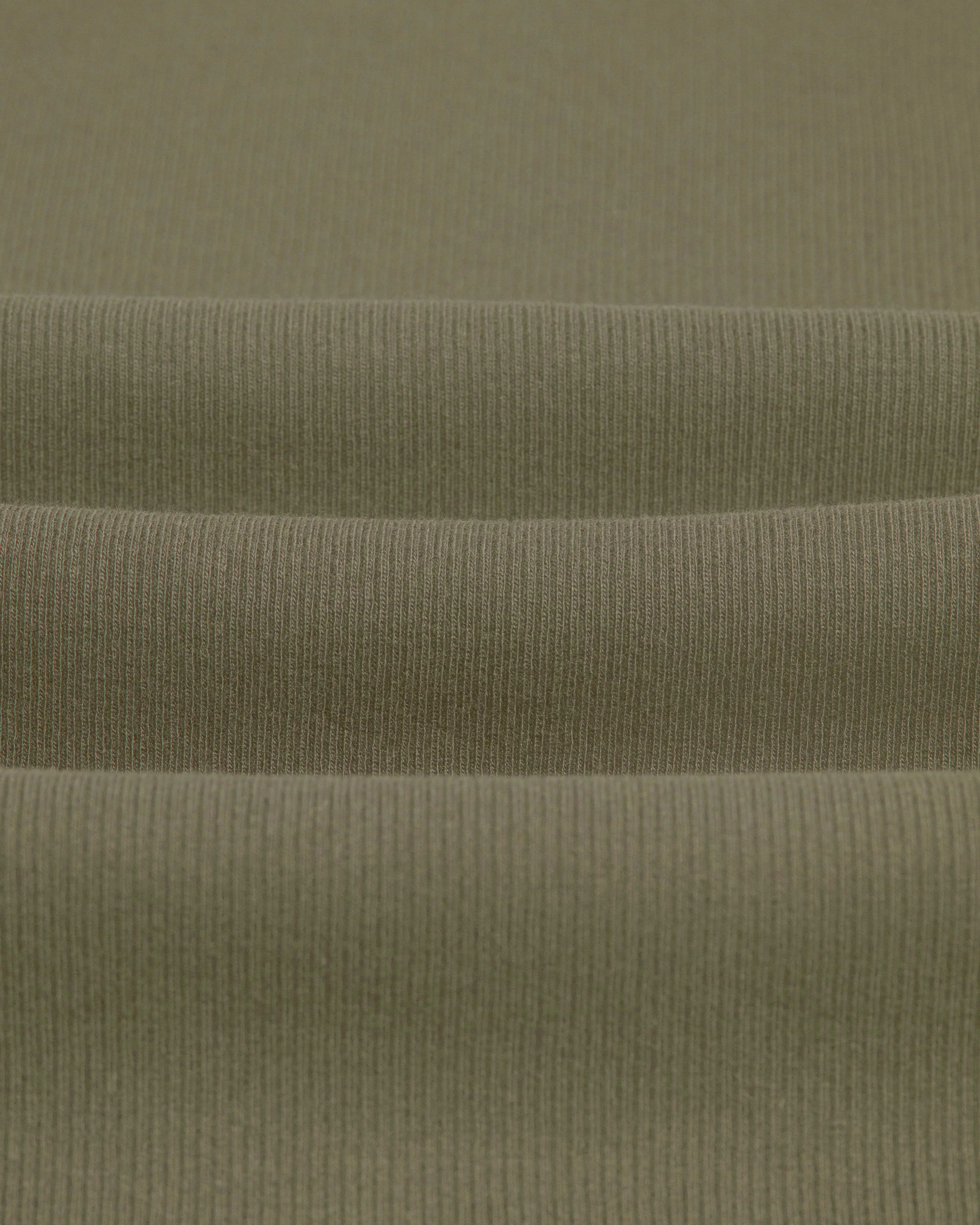 Montague - Khaki Ribbed Organic Cotton Vest - Image 10