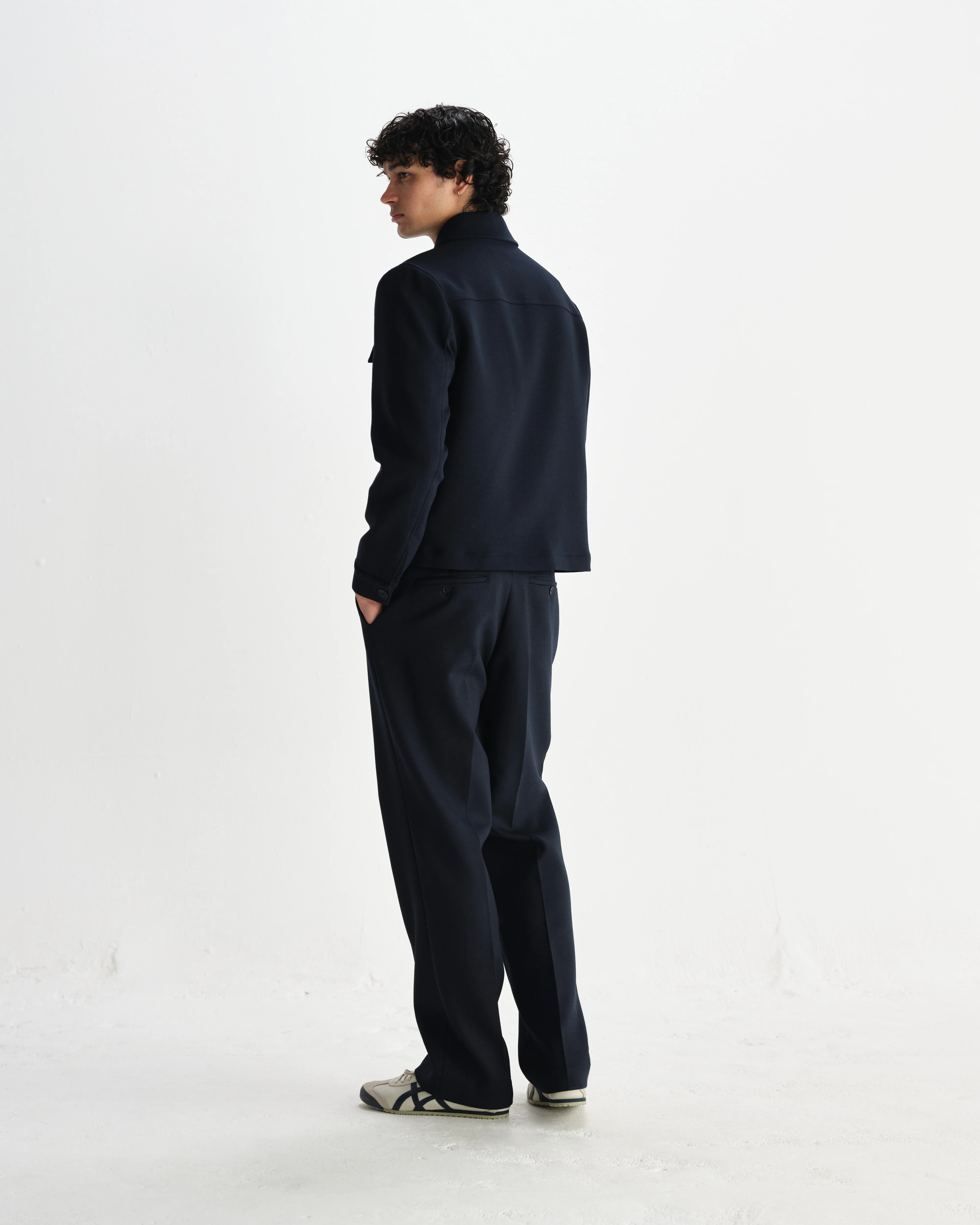 Osier - Navy Heavy Twill Jacket - Image 6