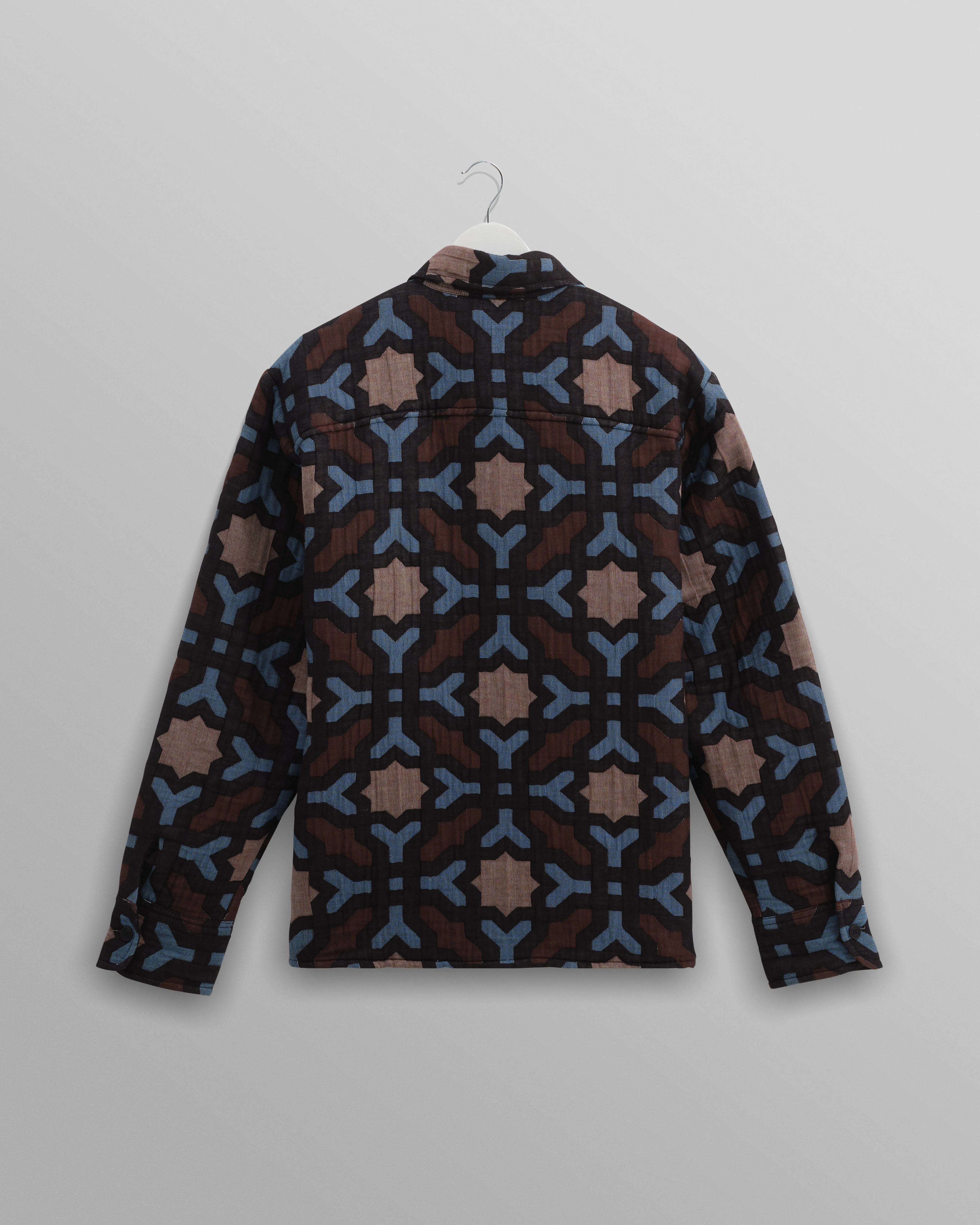 Otto - Multicolour Geometric Jacquard Overshirt - Image 9