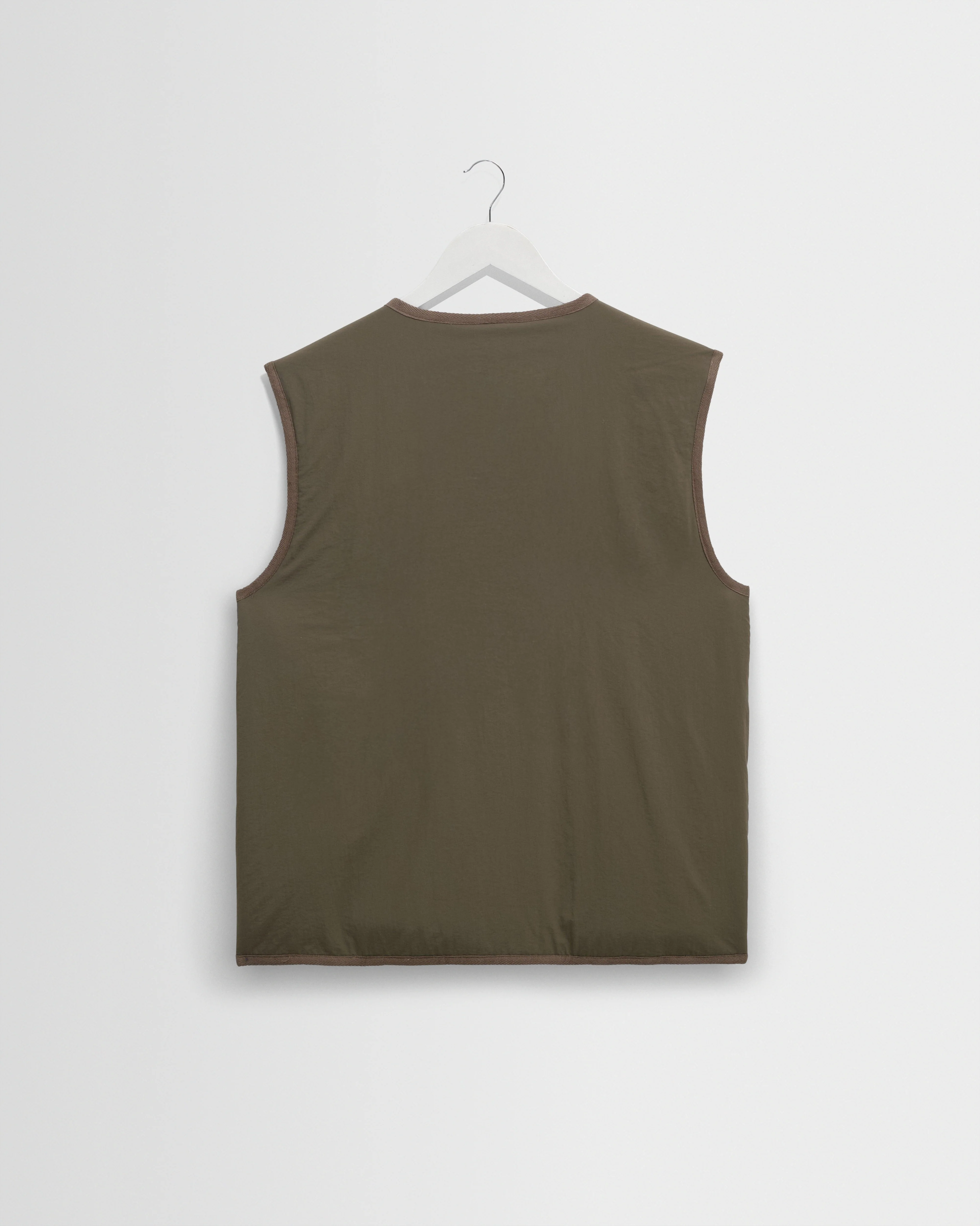 Paragon - Natural Reversible Nylon And Wool Gilet - Image 12
