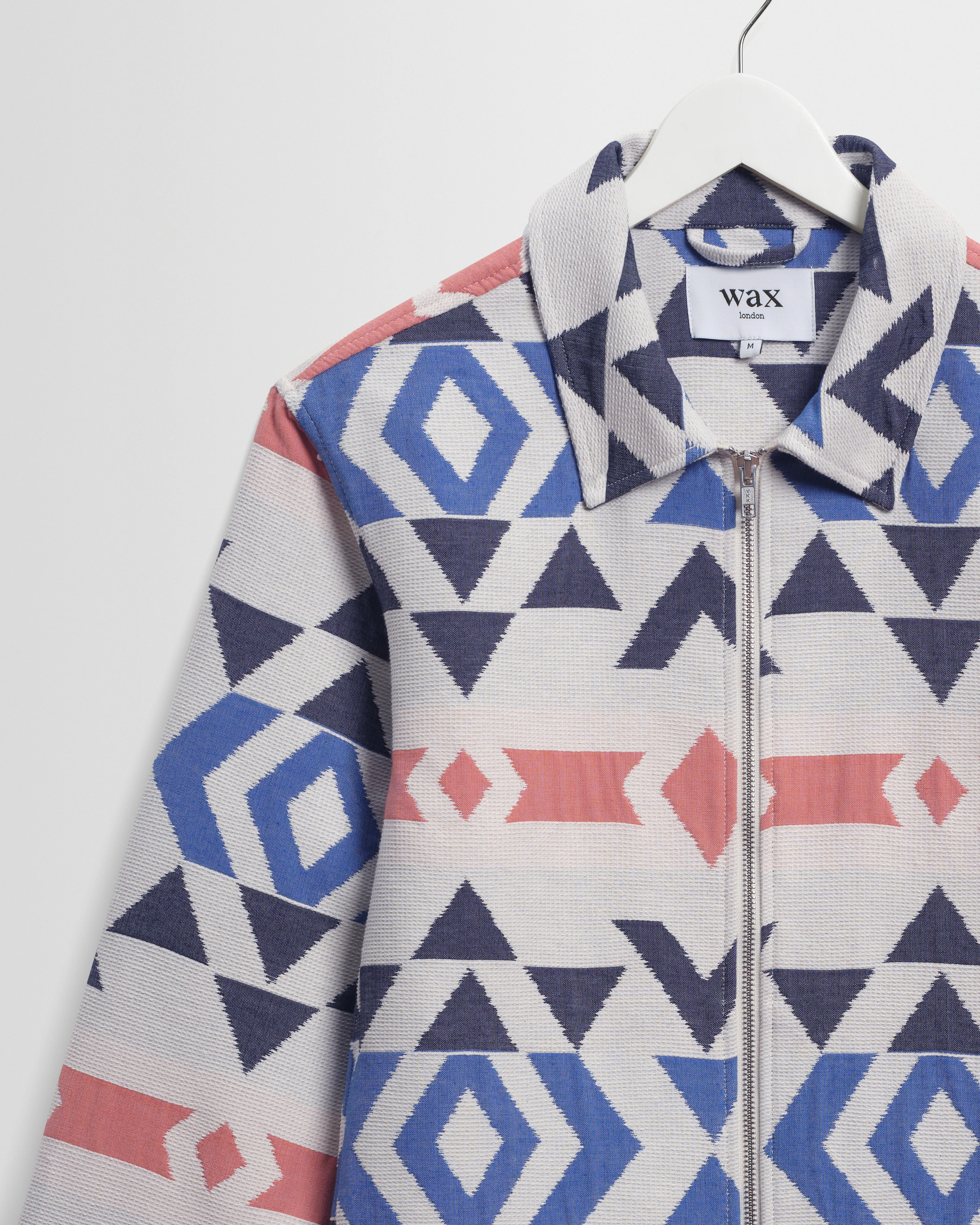 Park - Ecru And Multicolour Aztec Jacquard Jacket - Image 8