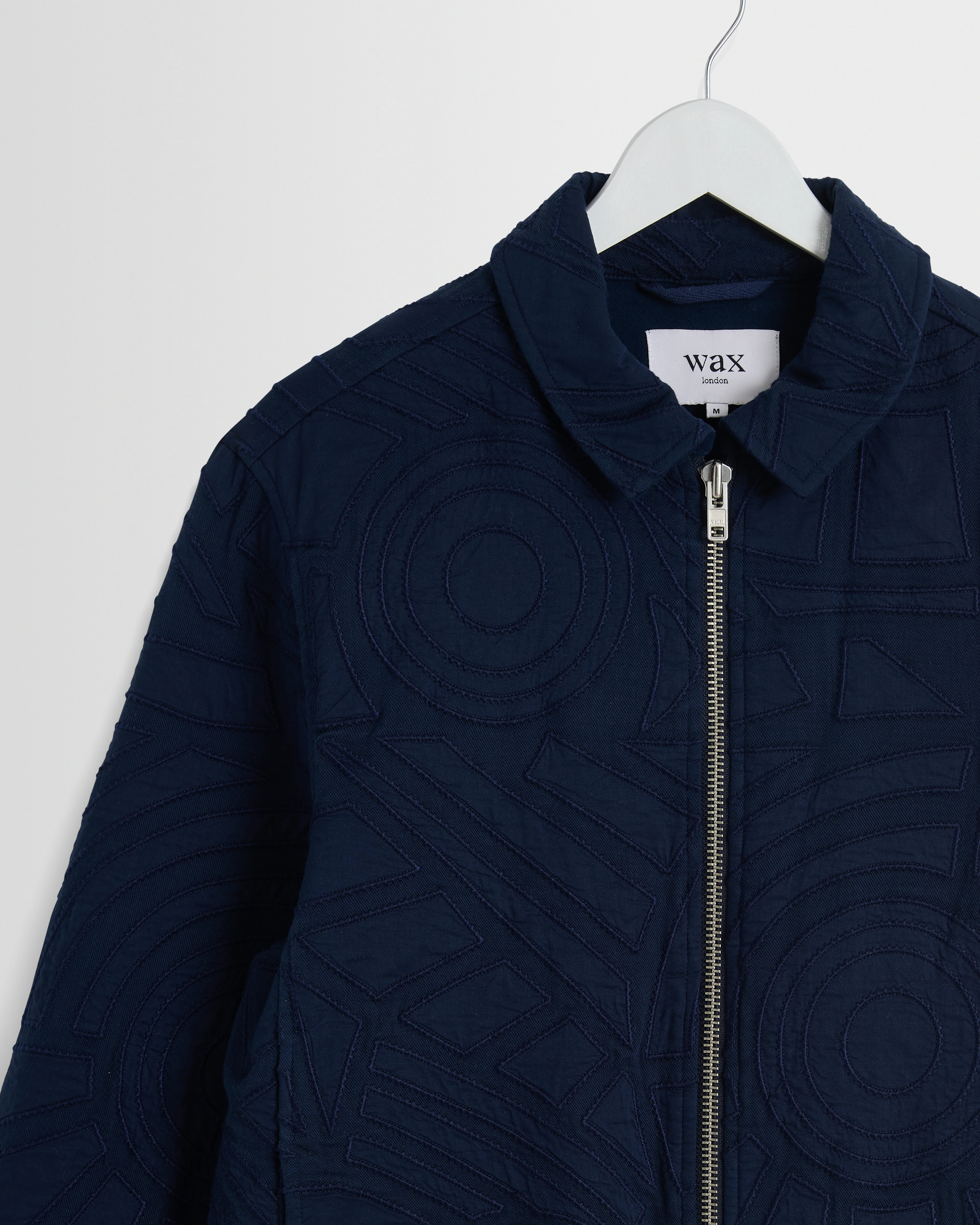 Park - Navy Tonal Applique Jacket - Image 7