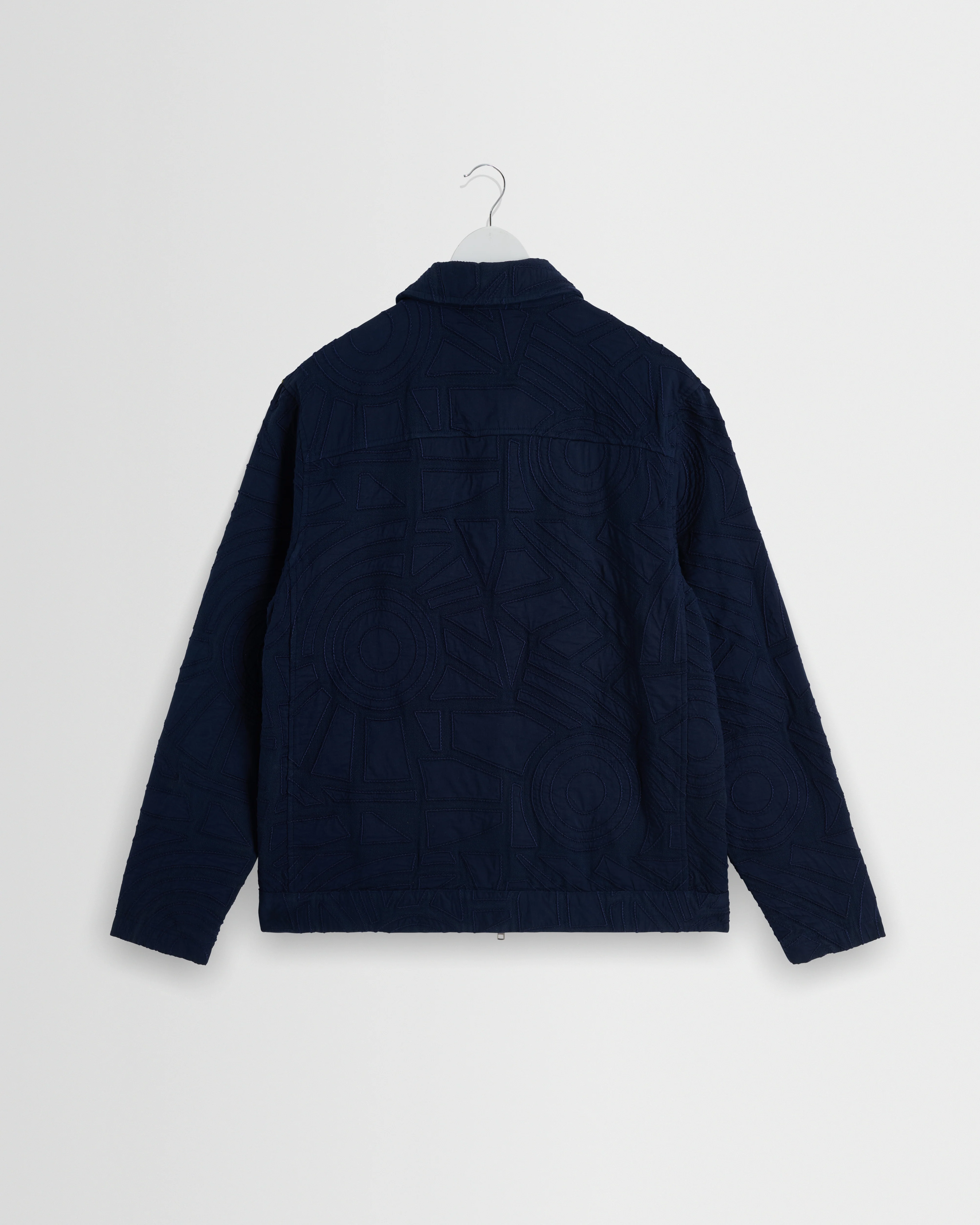 Park - Navy Tonal Applique Jacket - Image 8