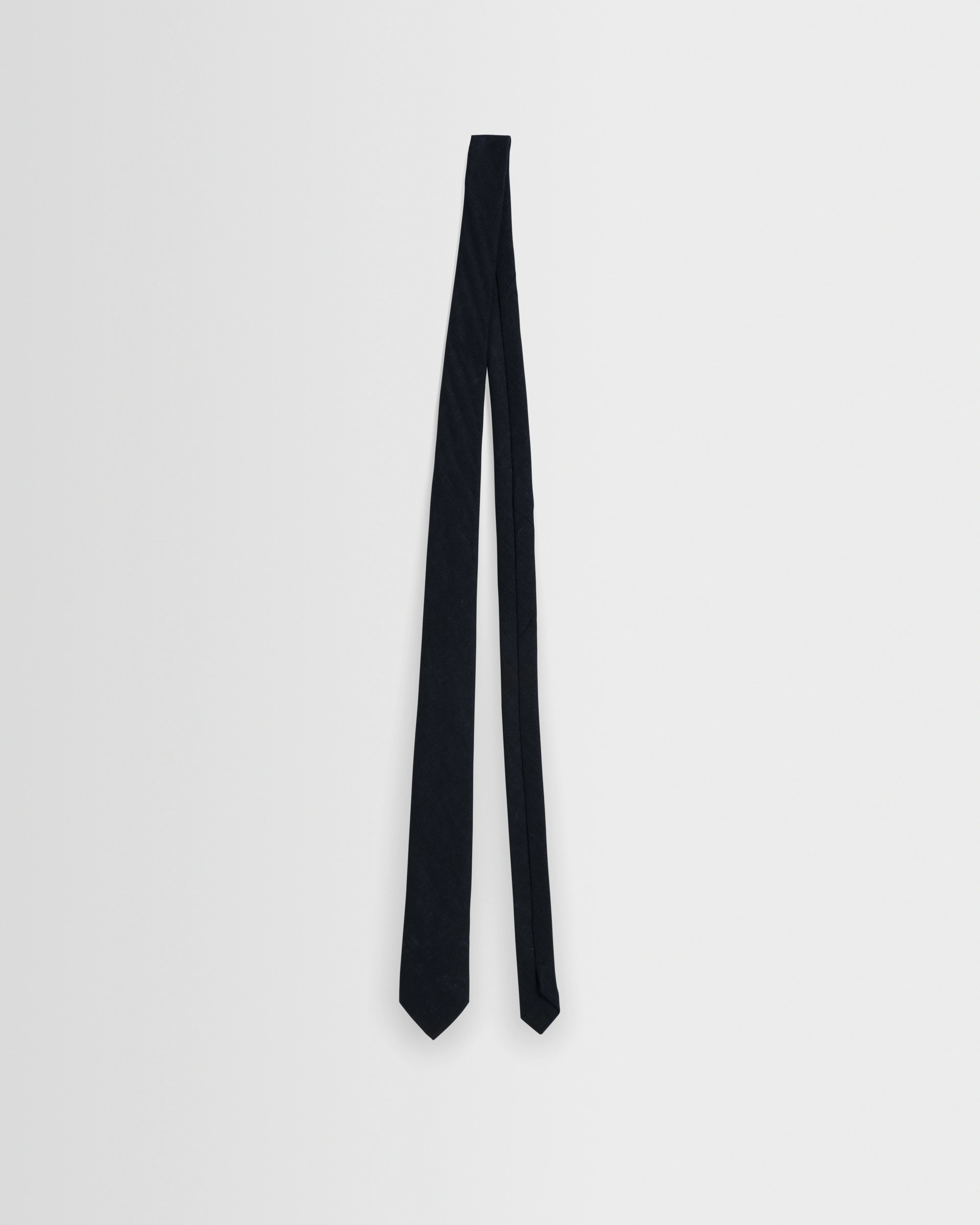 Pavillion - Navy Linen Tie - Image 4