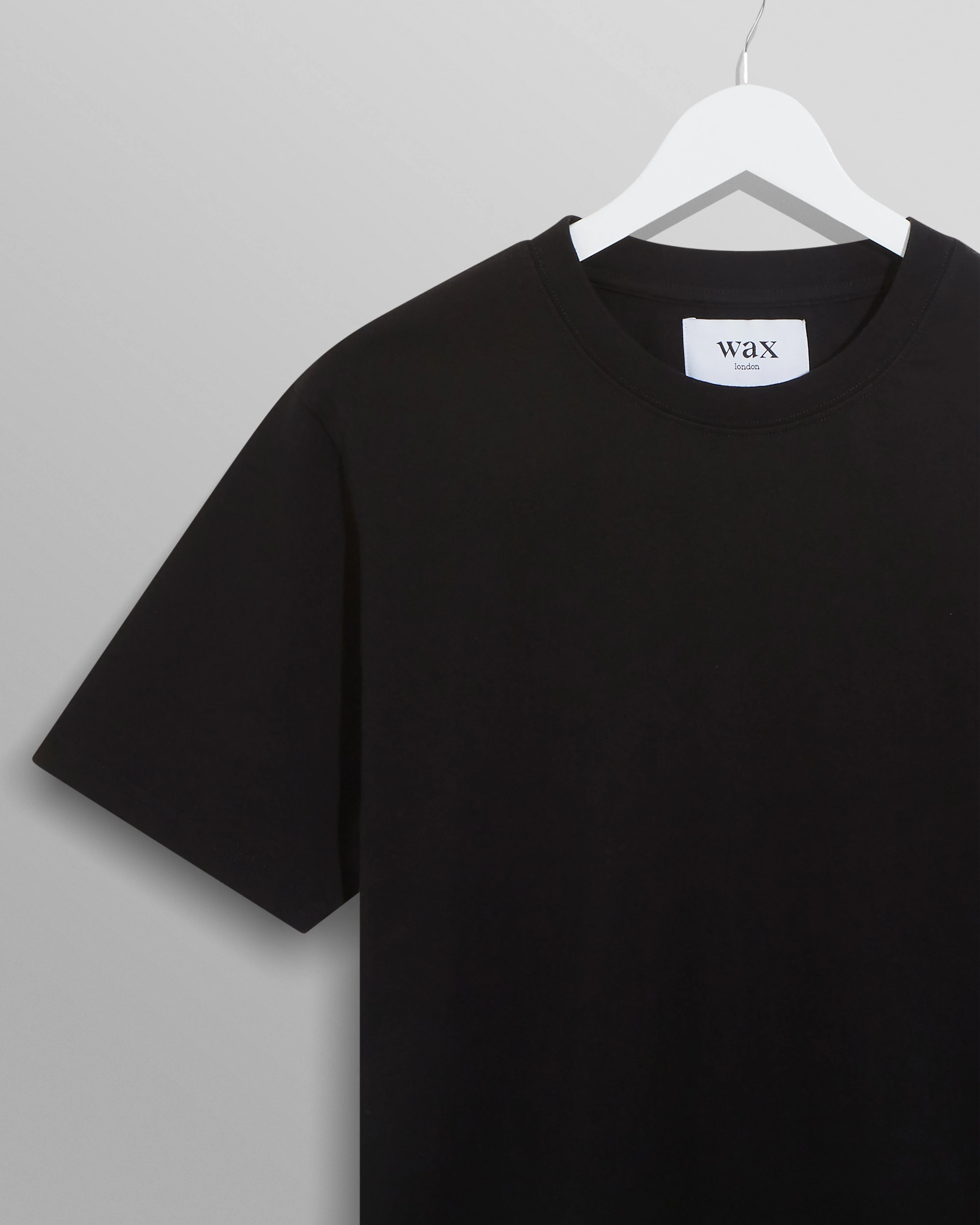 Reid - Black Organic Cotton T-Shirt - Image 5