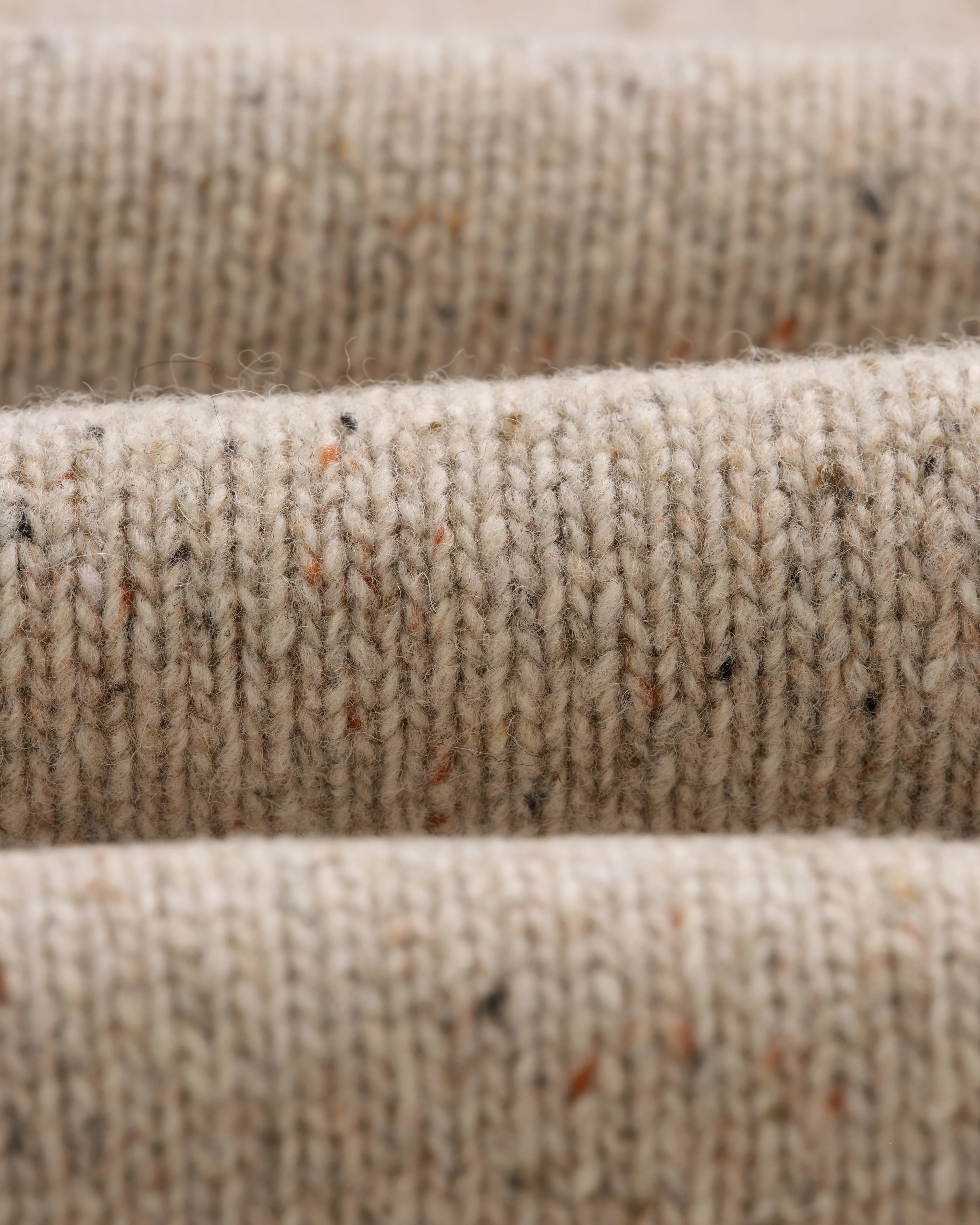 Ridgeway - Natural Donegal Roll Neck Jumper - Image 10