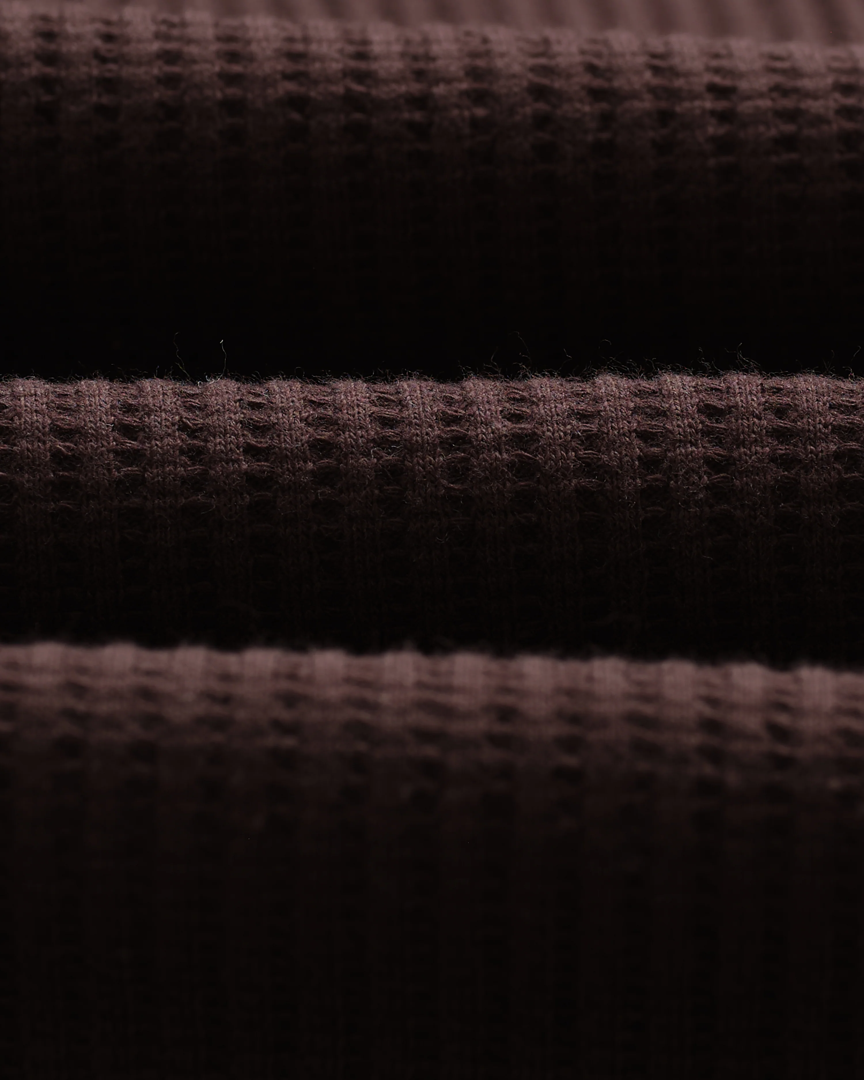 Riley - Dark Brown Structured Waffle Crewneck Jumper - Image 9