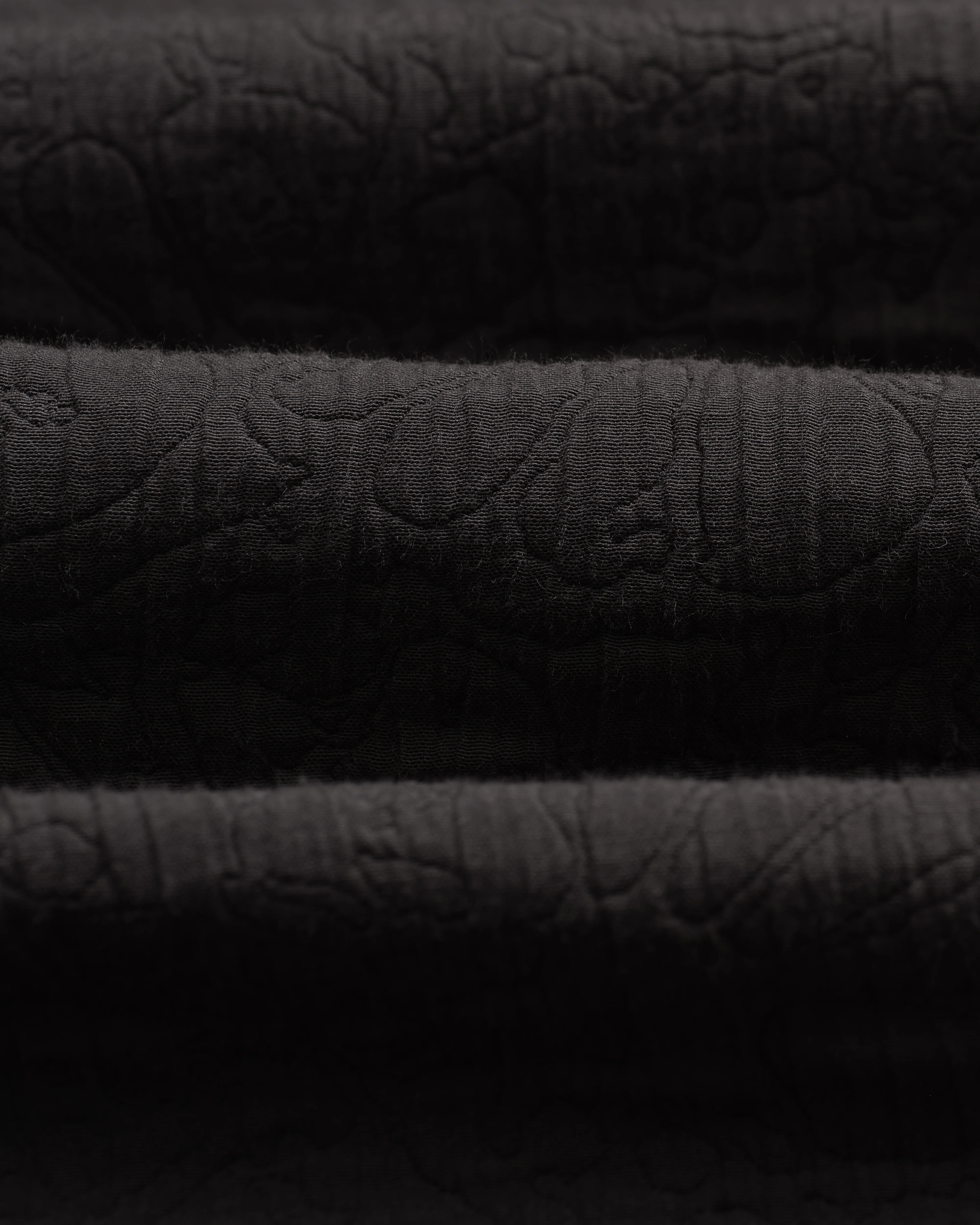 Rockley - Black Floral Quilted Cotton Overshirt - Image 9