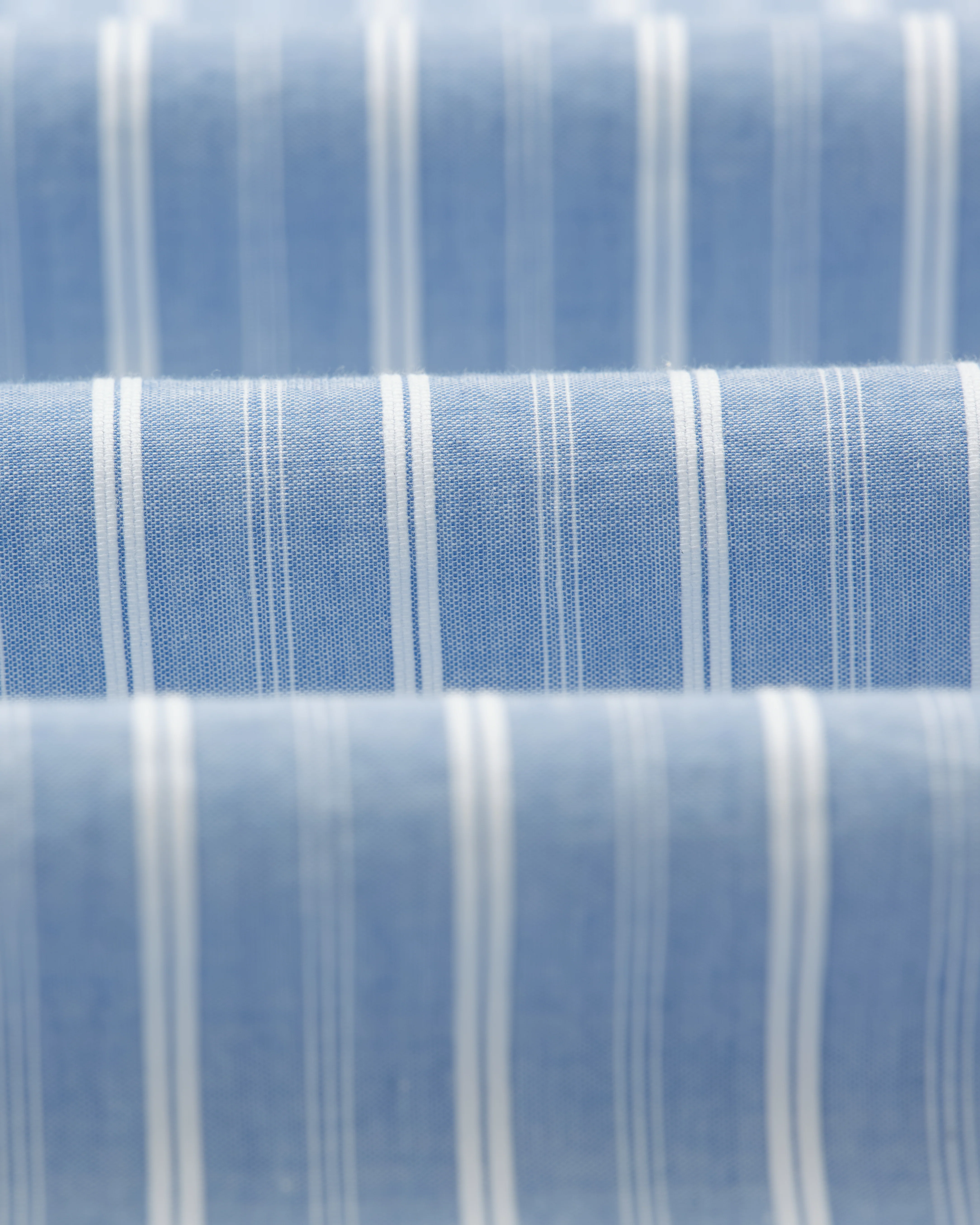 Rove - Blue Striped Cotton-Poplin Shirt - Image 11