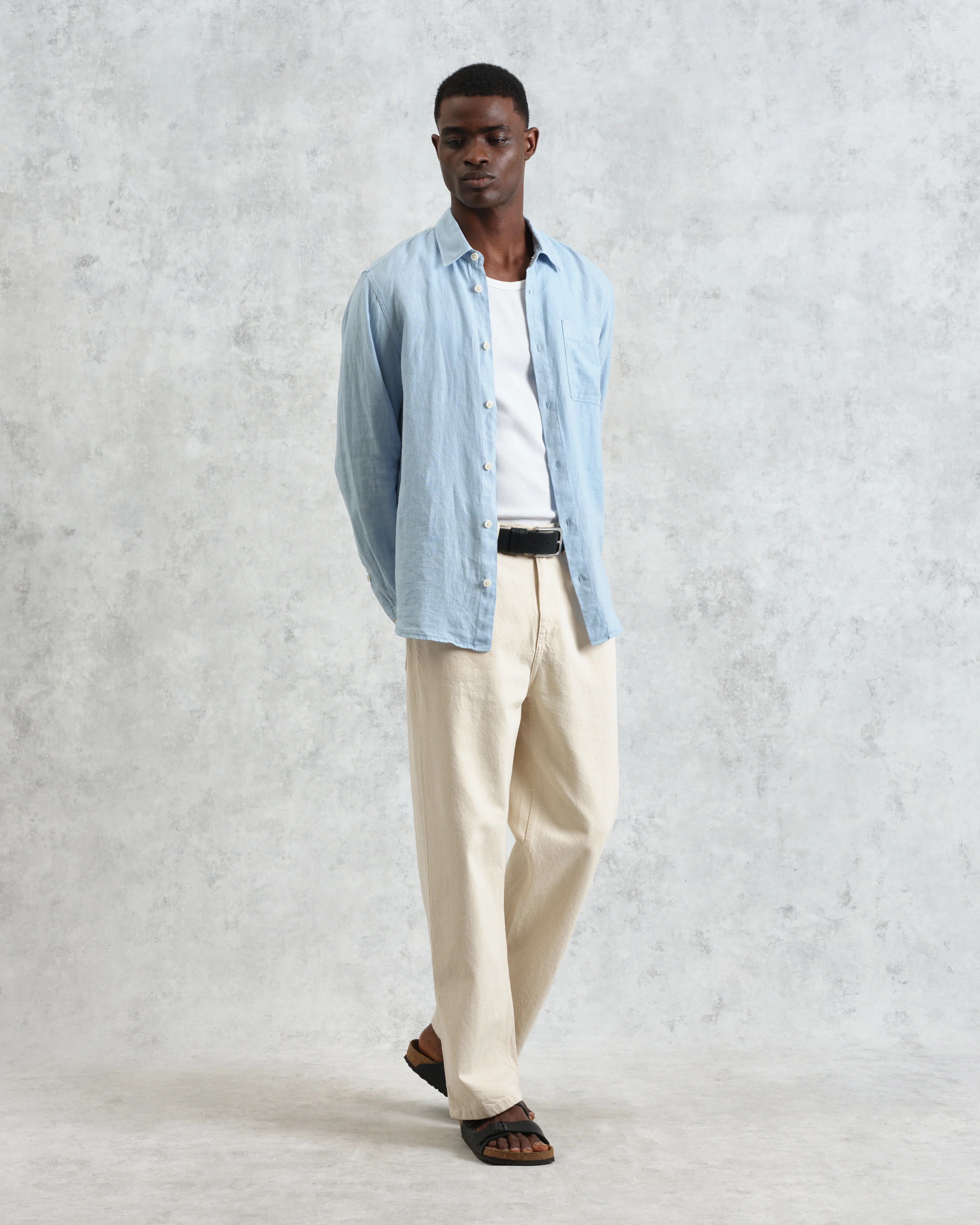 Rove - Light Blue Linen Shirt - Image 4