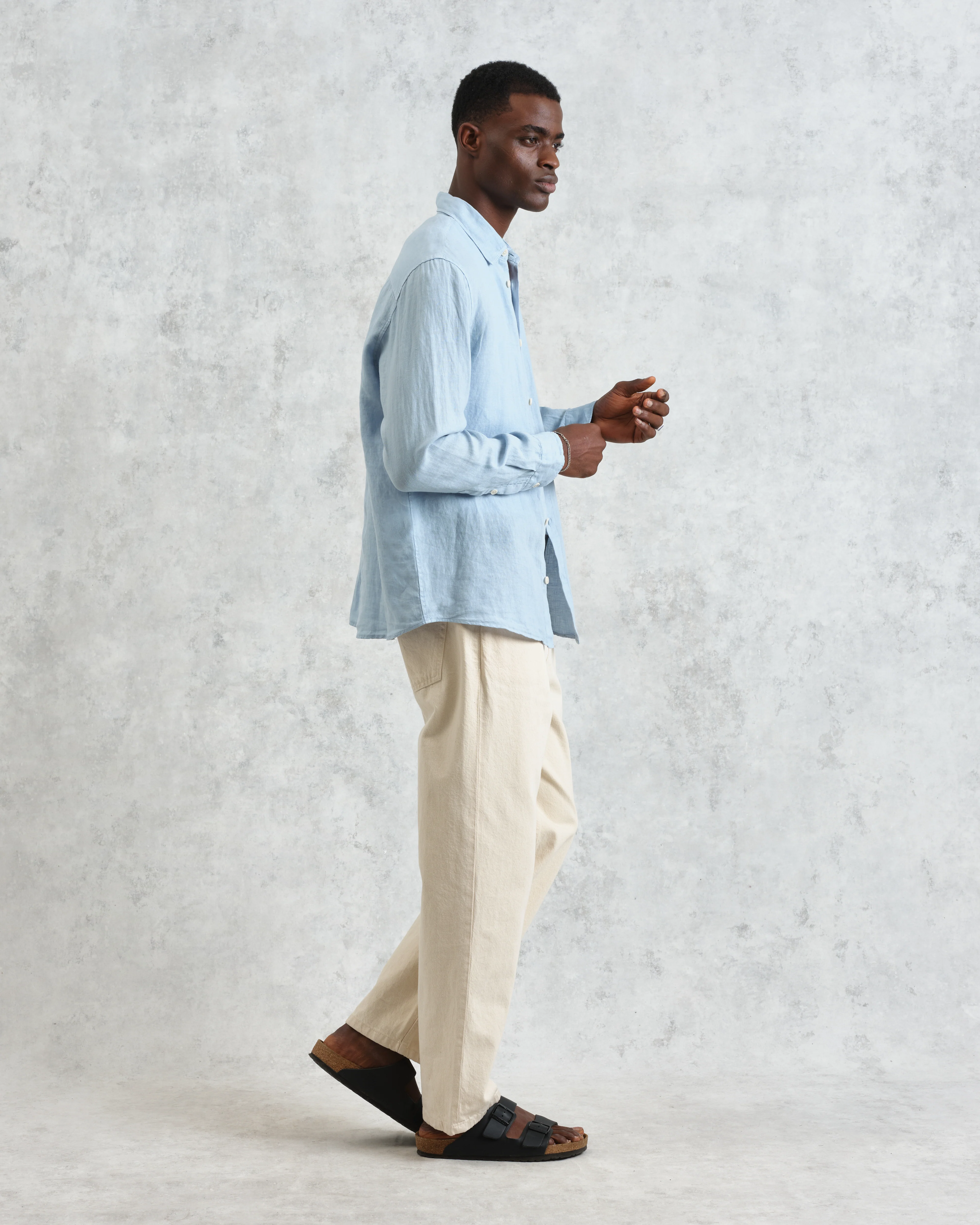Rove - Light Blue Linen Shirt - Image 5