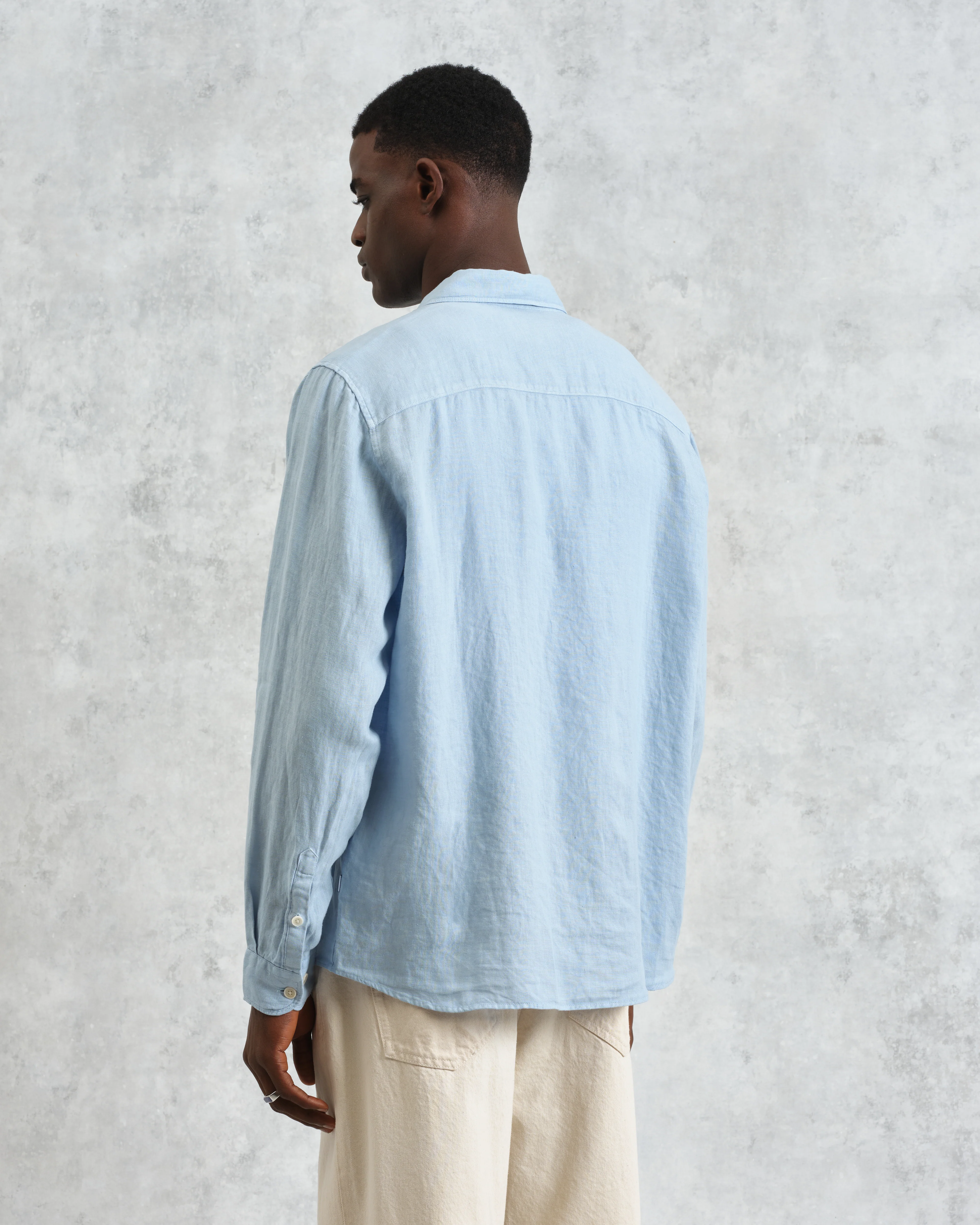 Rove - Light Blue Linen Shirt - Image 7