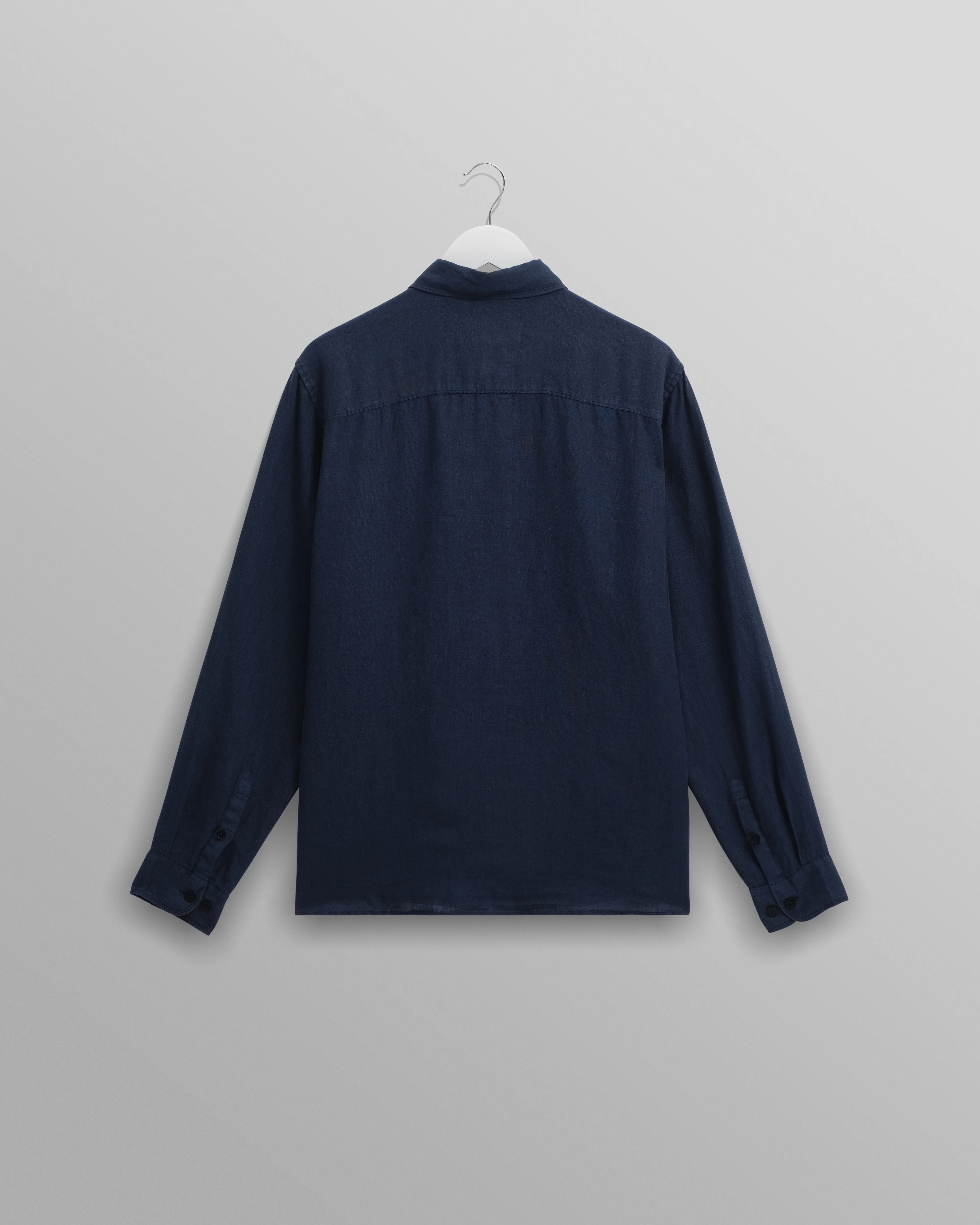 Rove - Navy Linen Shirt - Image 10