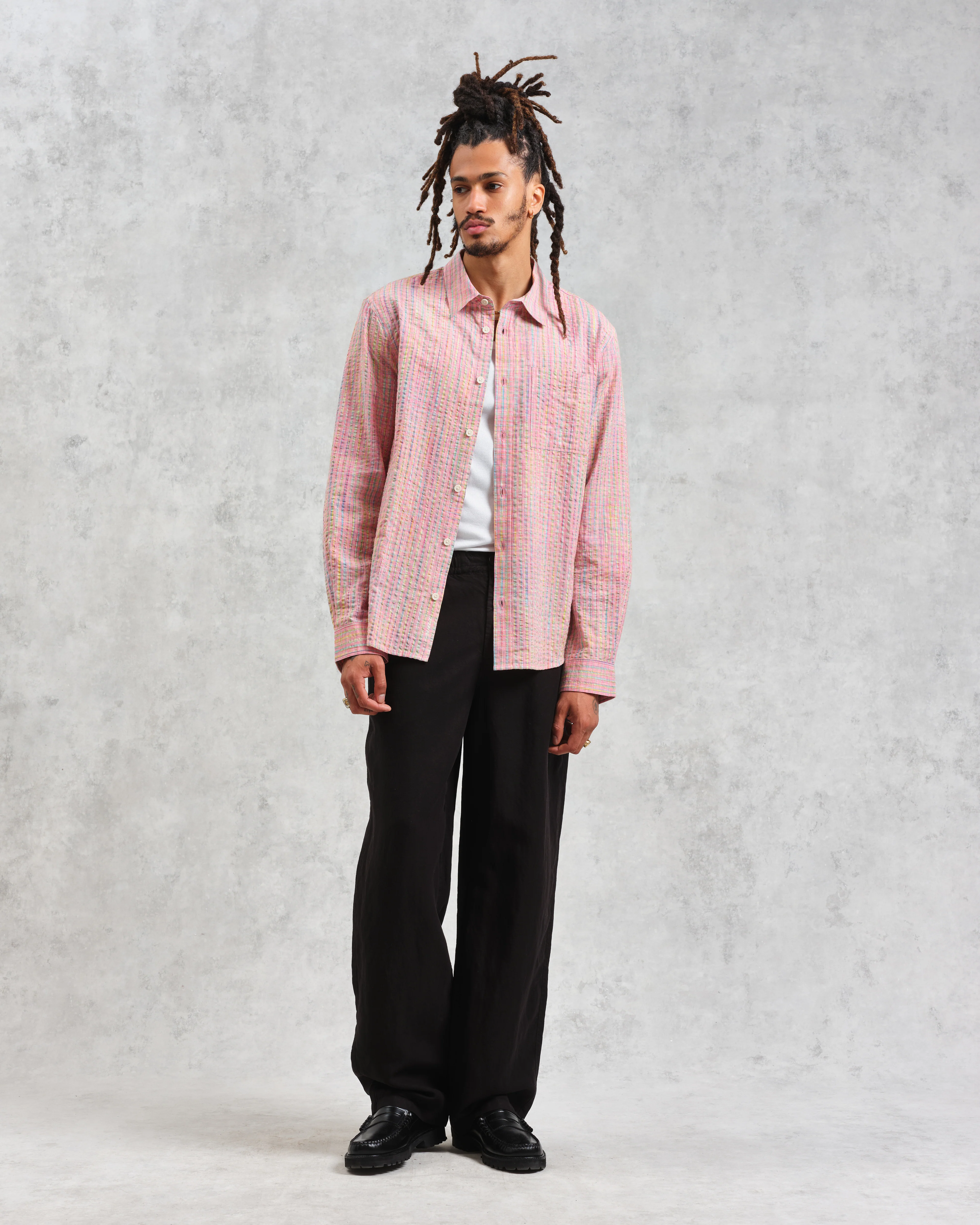 Rove - Pink Check Organic Cotton Shirt - Image 5
