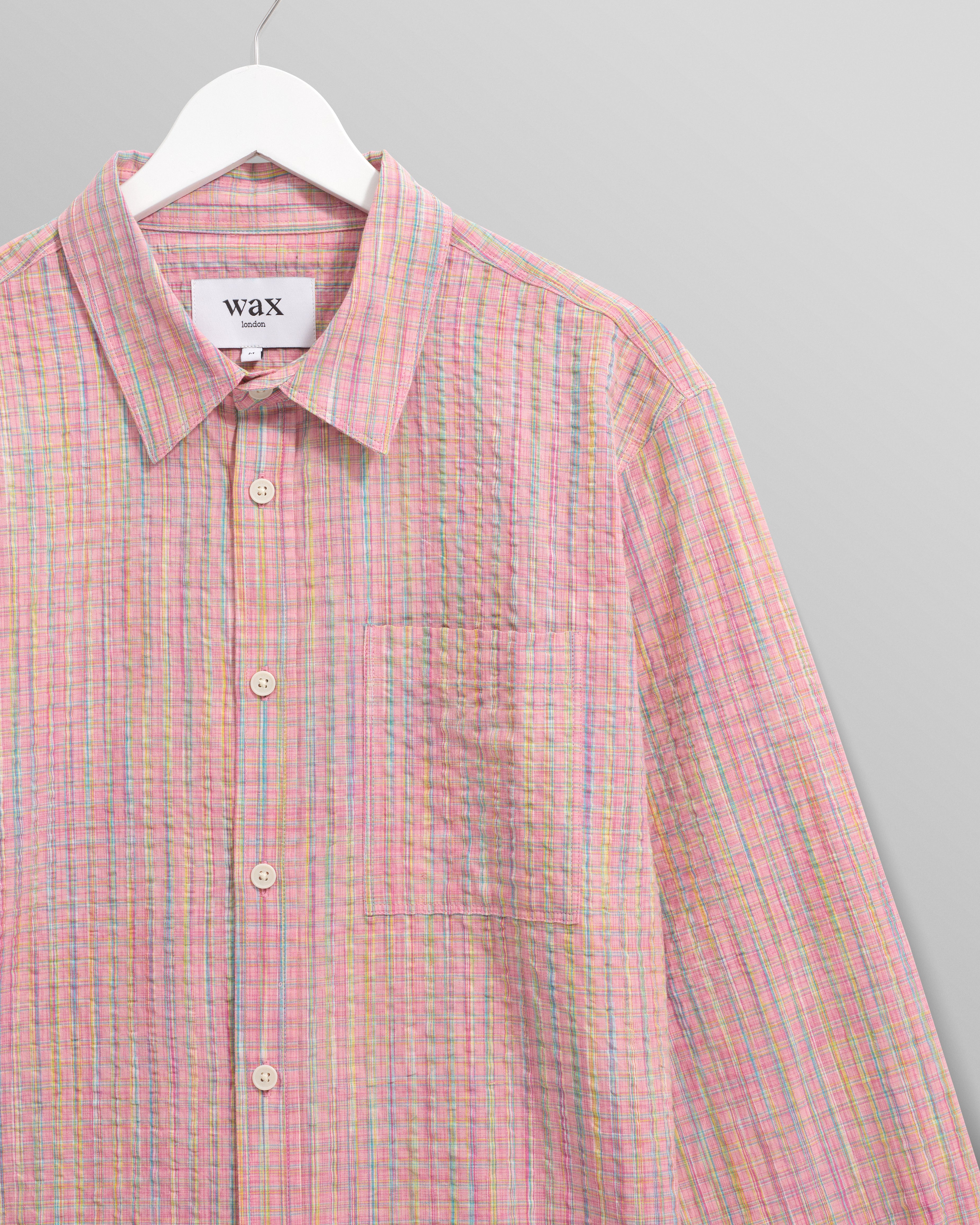 Rove - Pink Check Organic Cotton Shirt - Image 9
