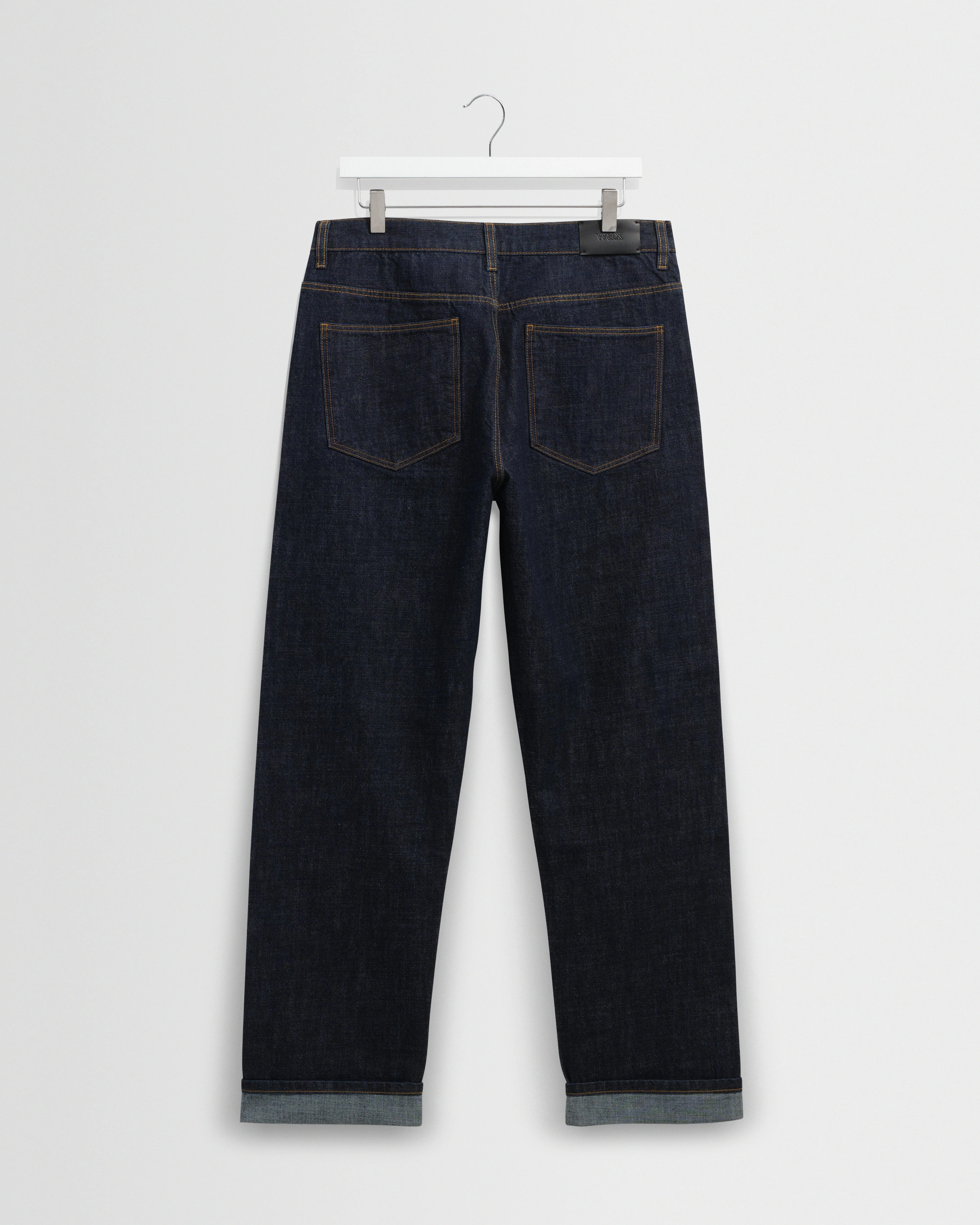 Russell - Rinse Wash Selvedge Straight Fit Denim Jeans - Image 8