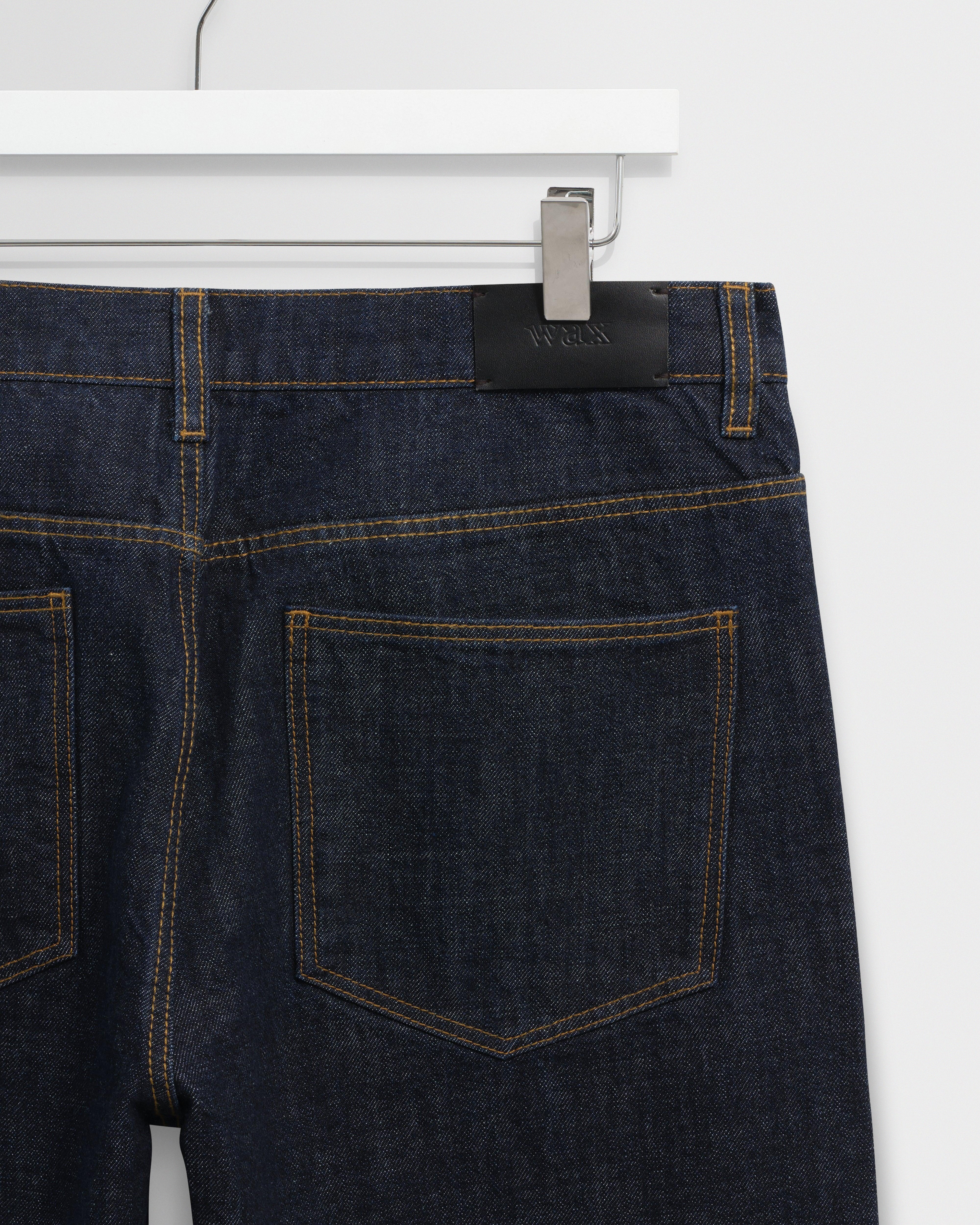 Russell - Rinse Wash Selvedge Straight Fit Denim Jeans - Image 9