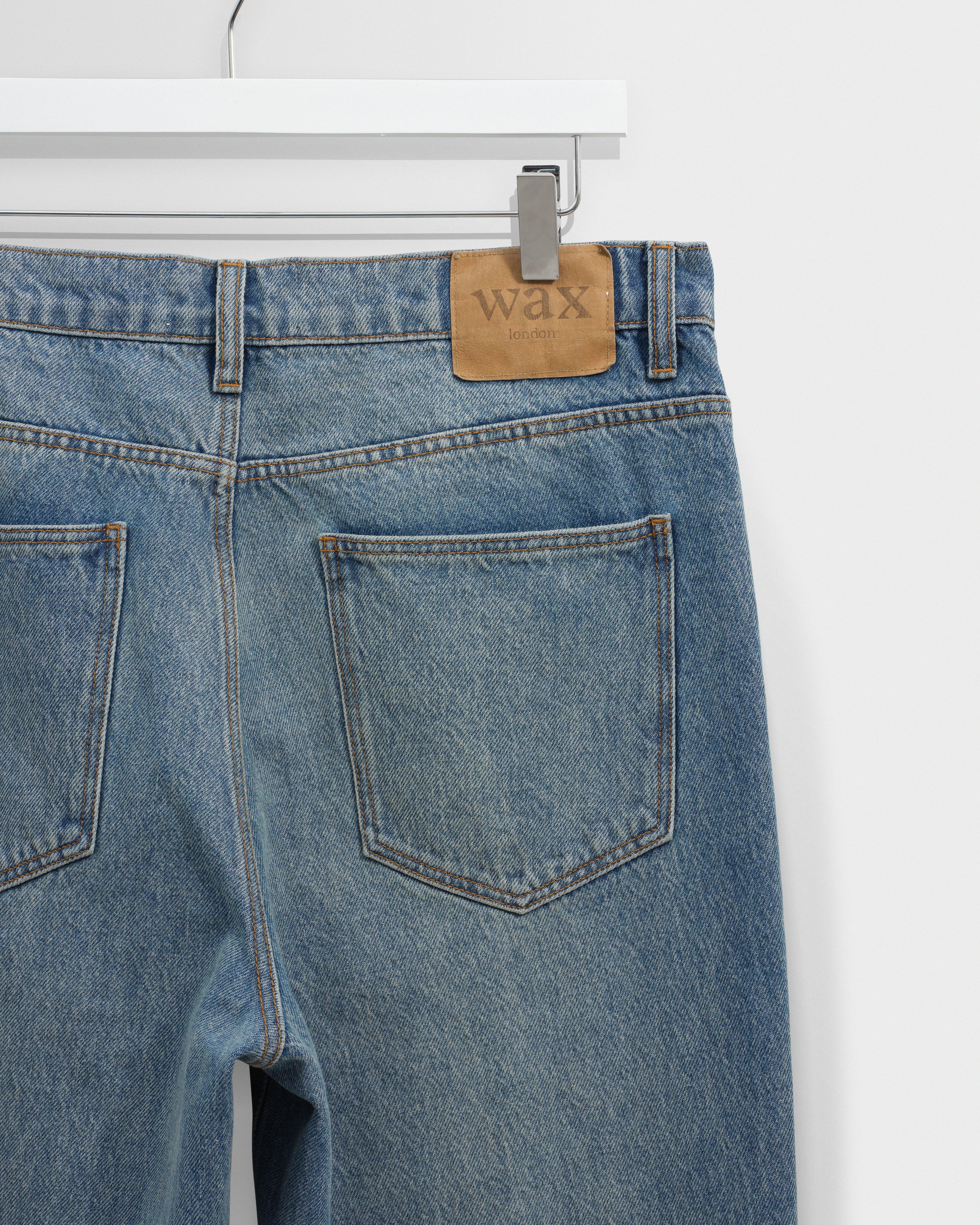 Russell - Vintage Blue Straight Fit Denim Jeans - Image 9