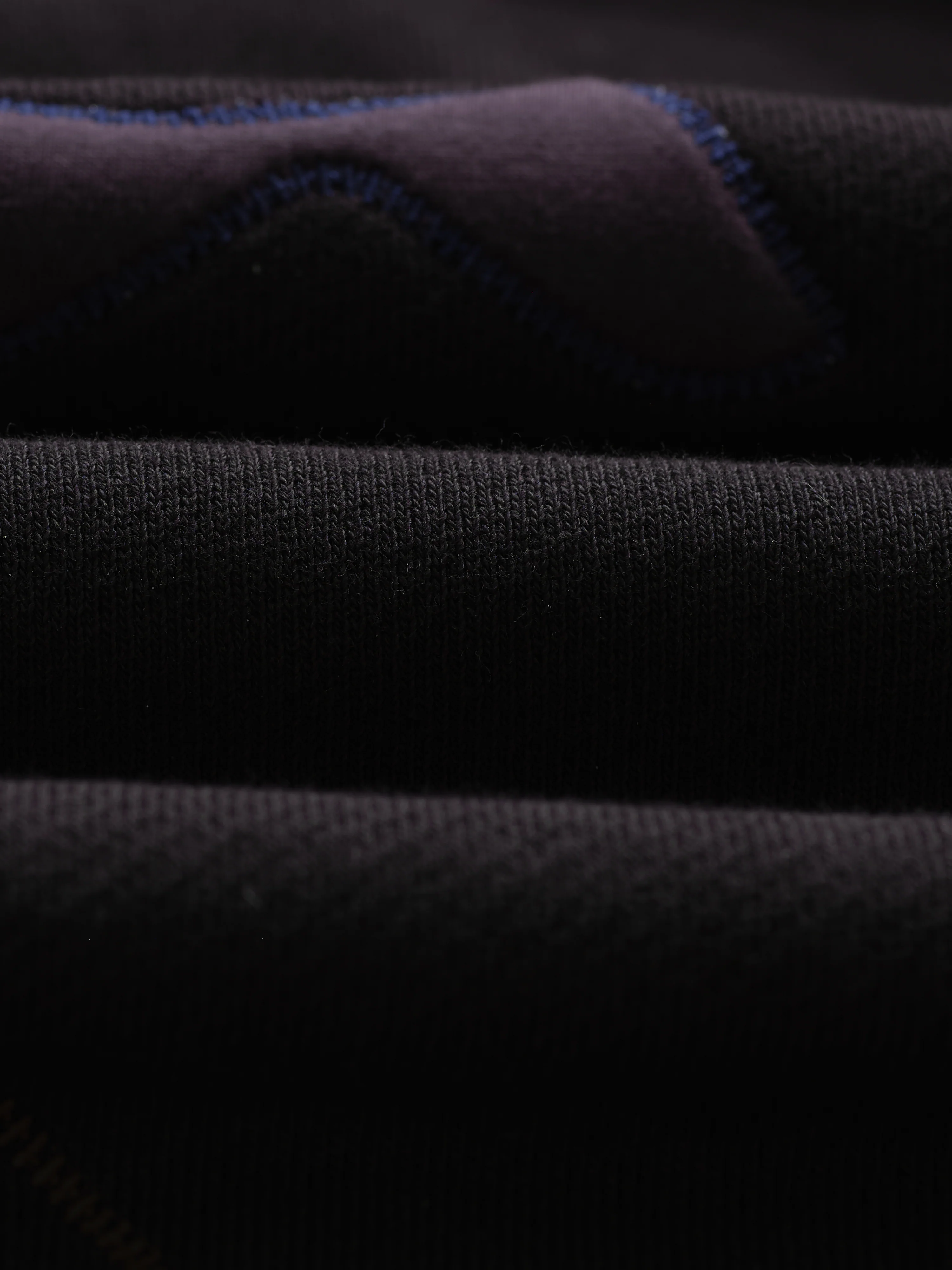 Rydal - Black Doodle Embroidered Loopback Cotton Hoodie - Image 9