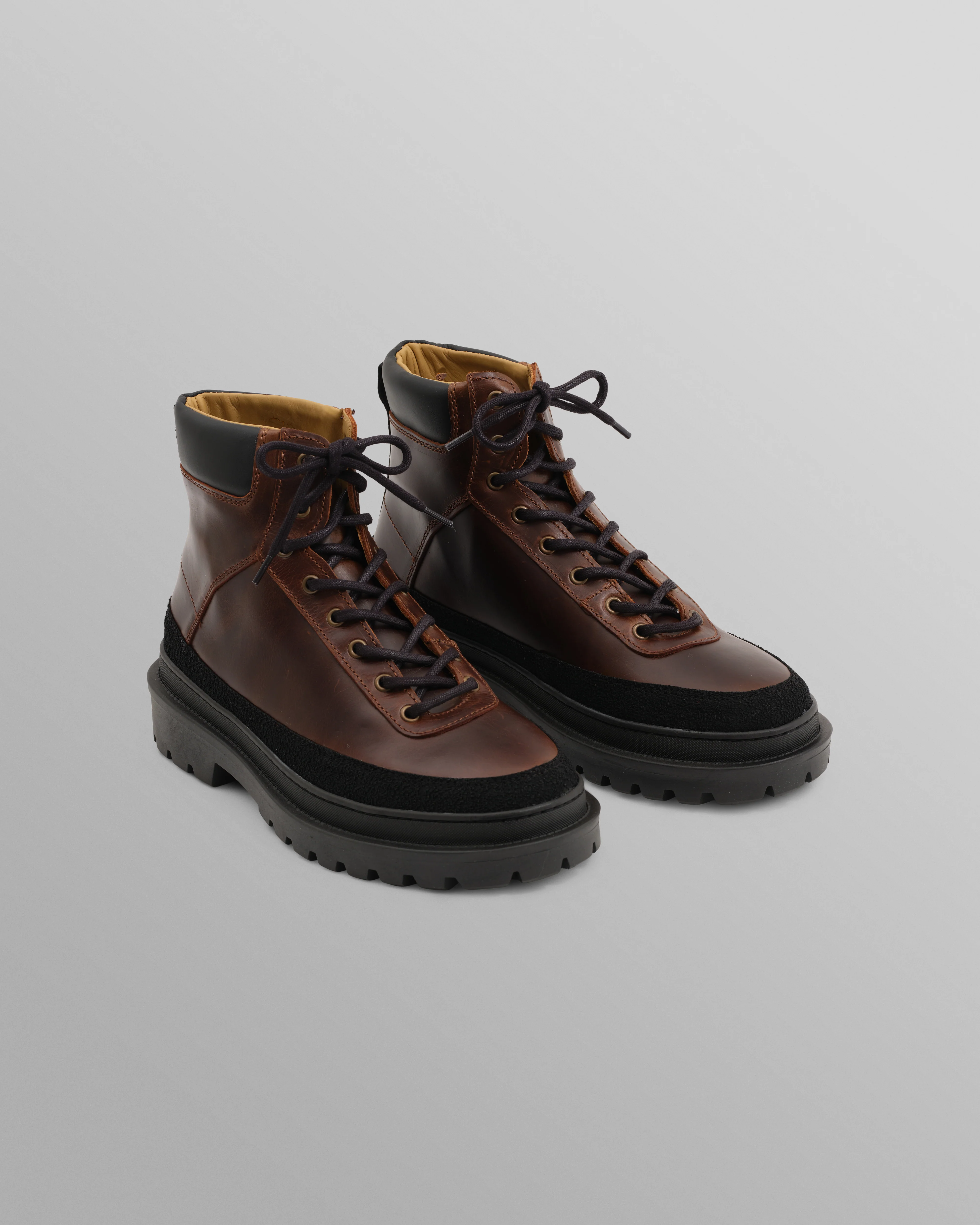 S.T. Valentin - Brown Smooth Leather Outset Boot - Image 4