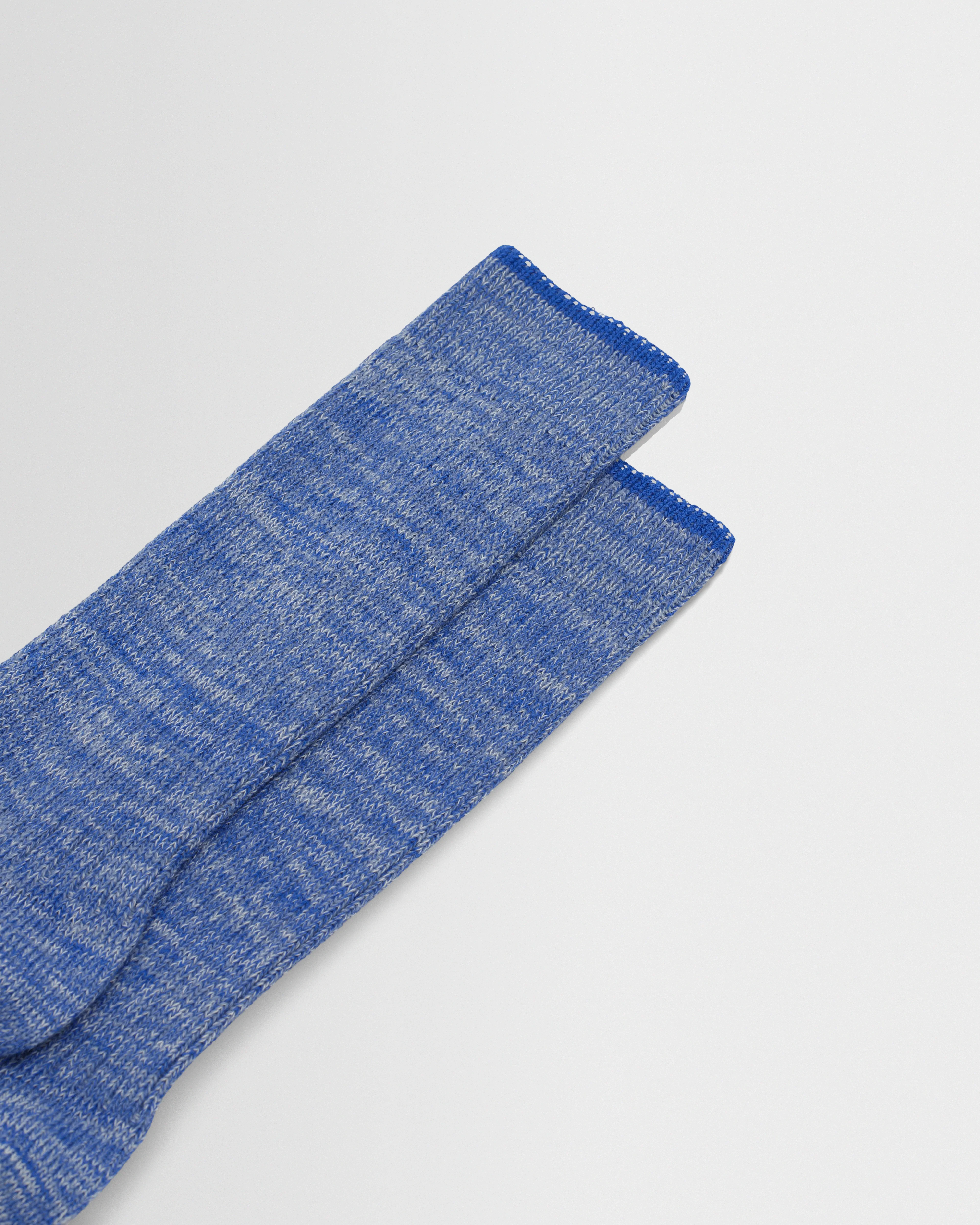 Sandwell - Blue Twisted Cotton Socks - Image 2