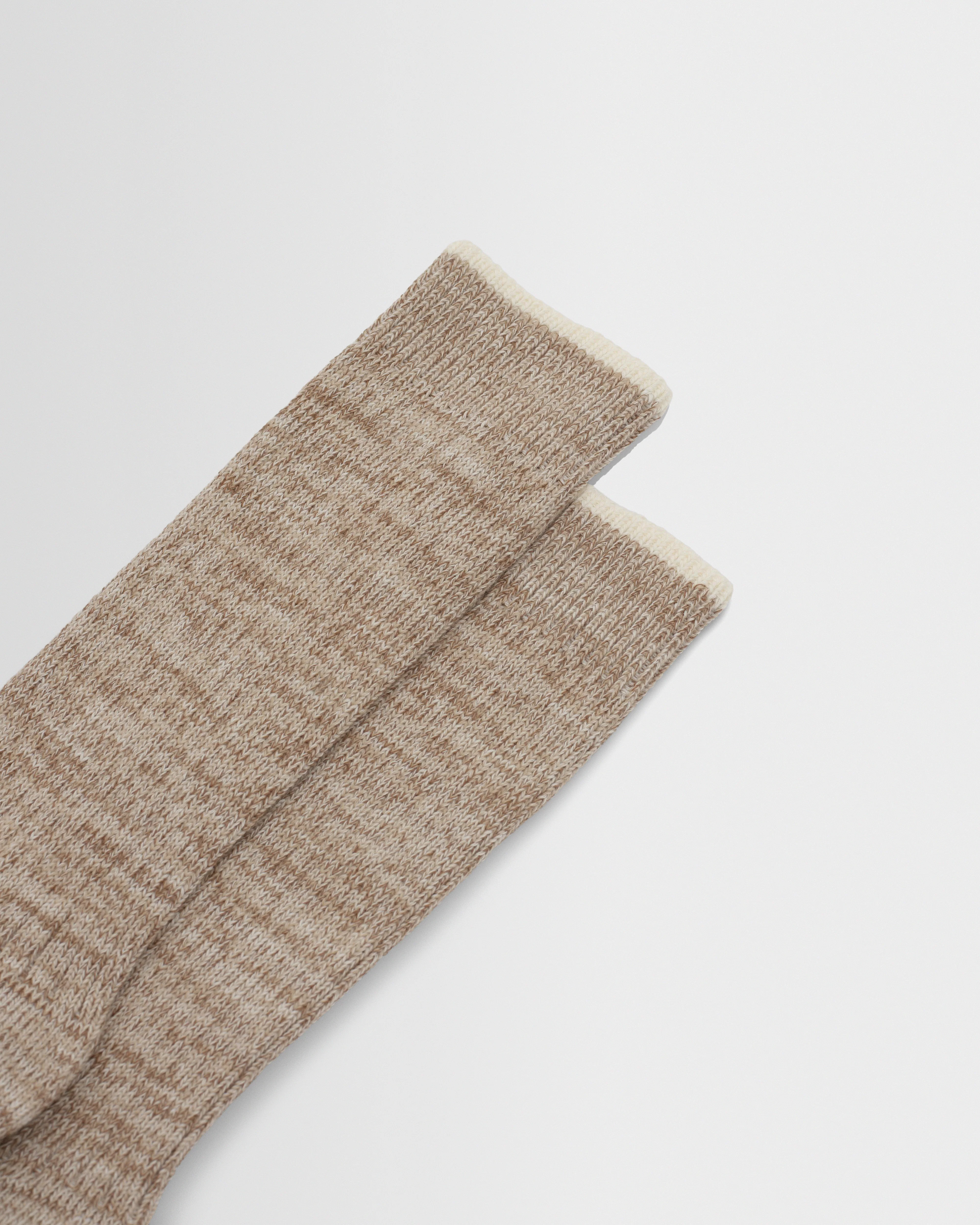 Sandwell - Ecru Twisted Cotton Socks - Image 2