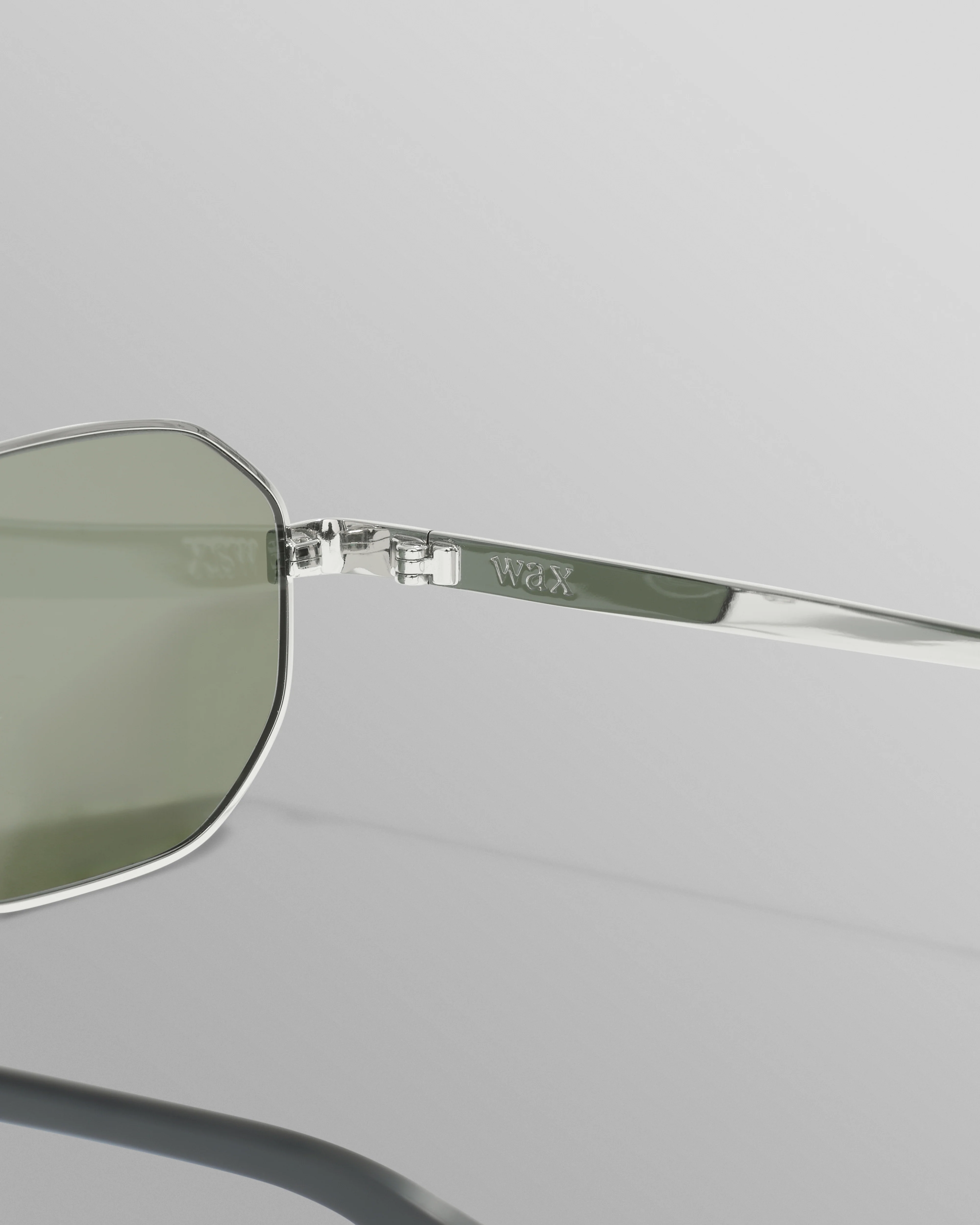 Savona - Silver Metal Rectangular Sunglasses - Image 6