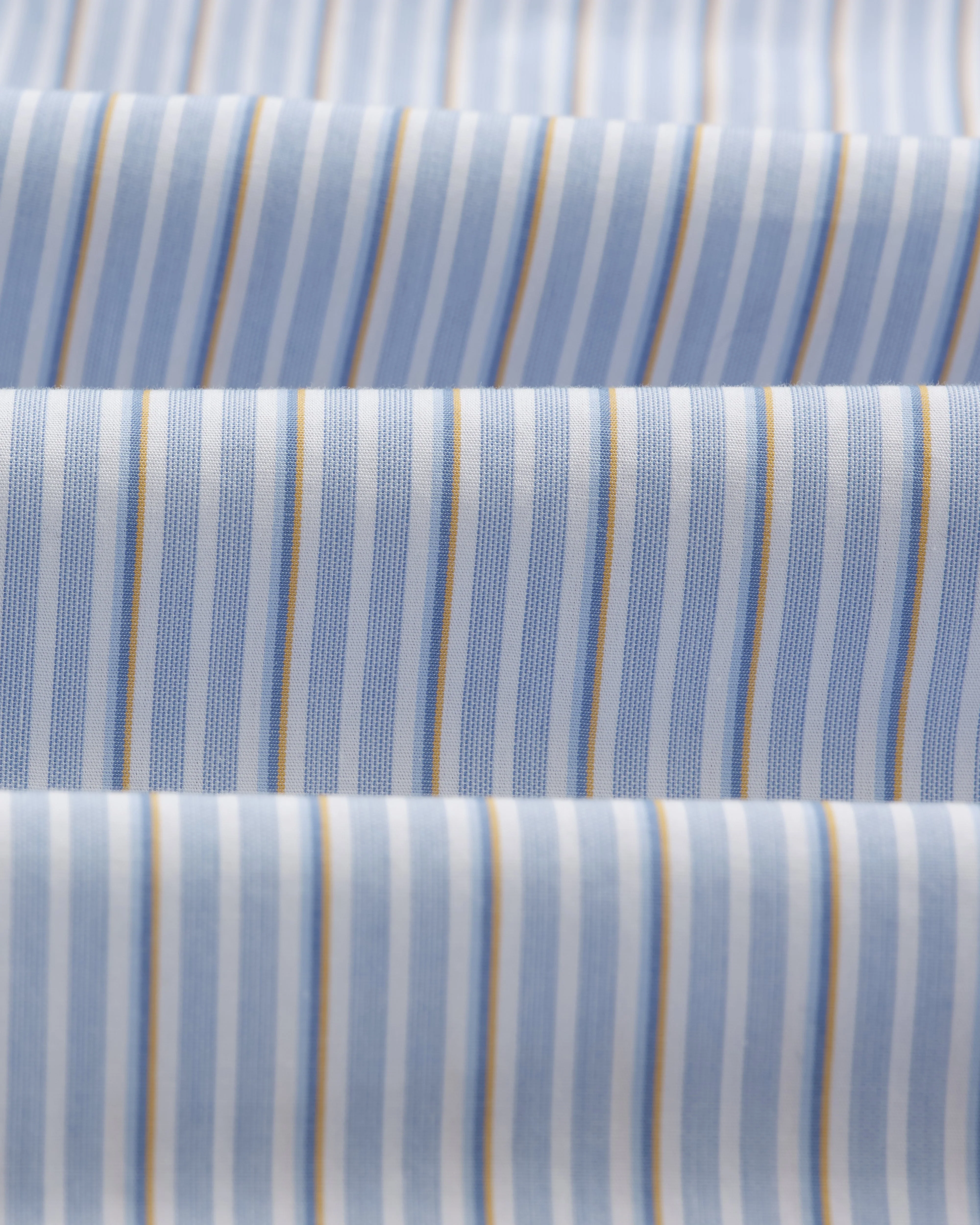 Shelly - Blue Organic Cotton Stripe Shirt - Image 10