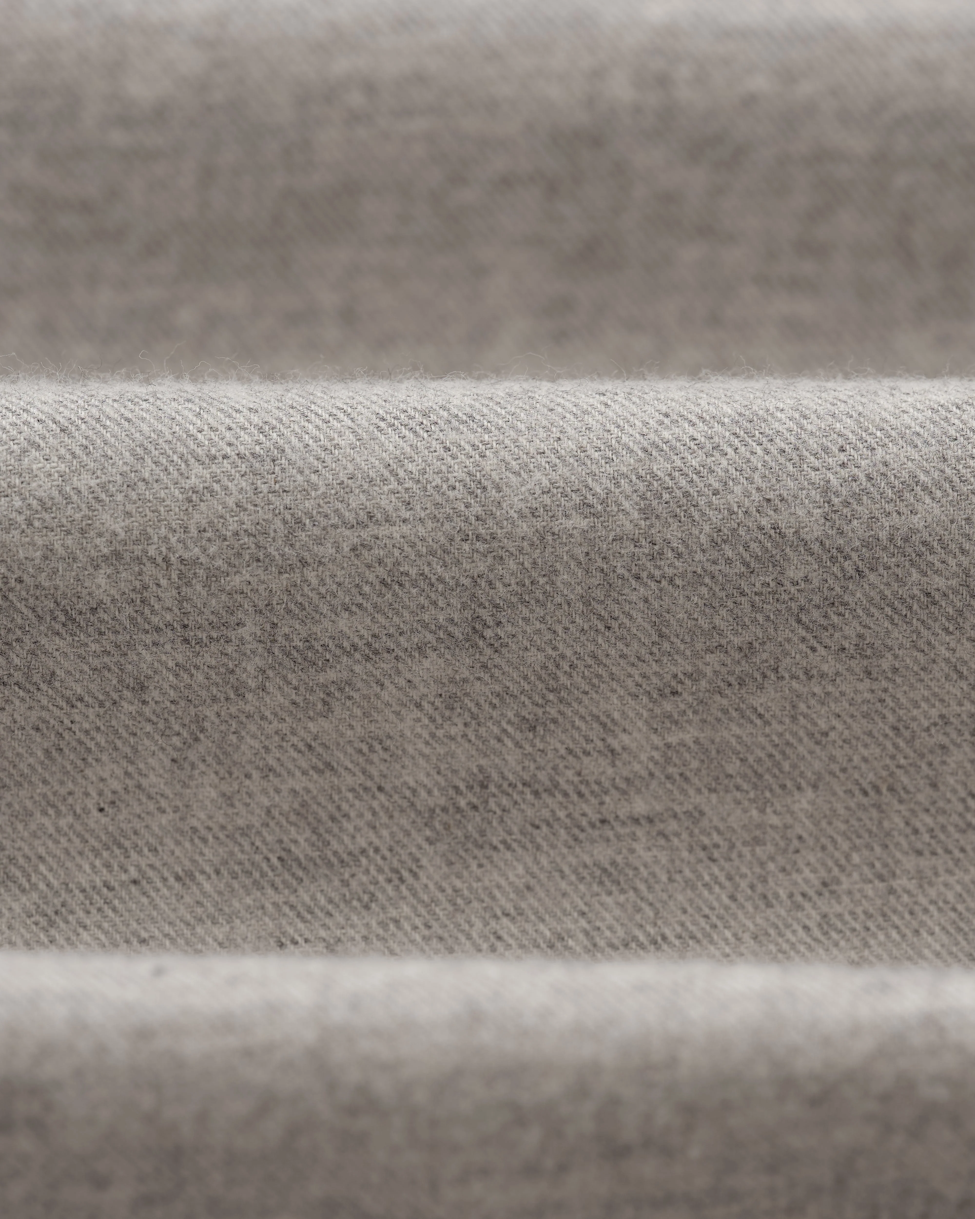Shelly - Natural Plain Flannel Shirt - Image 10