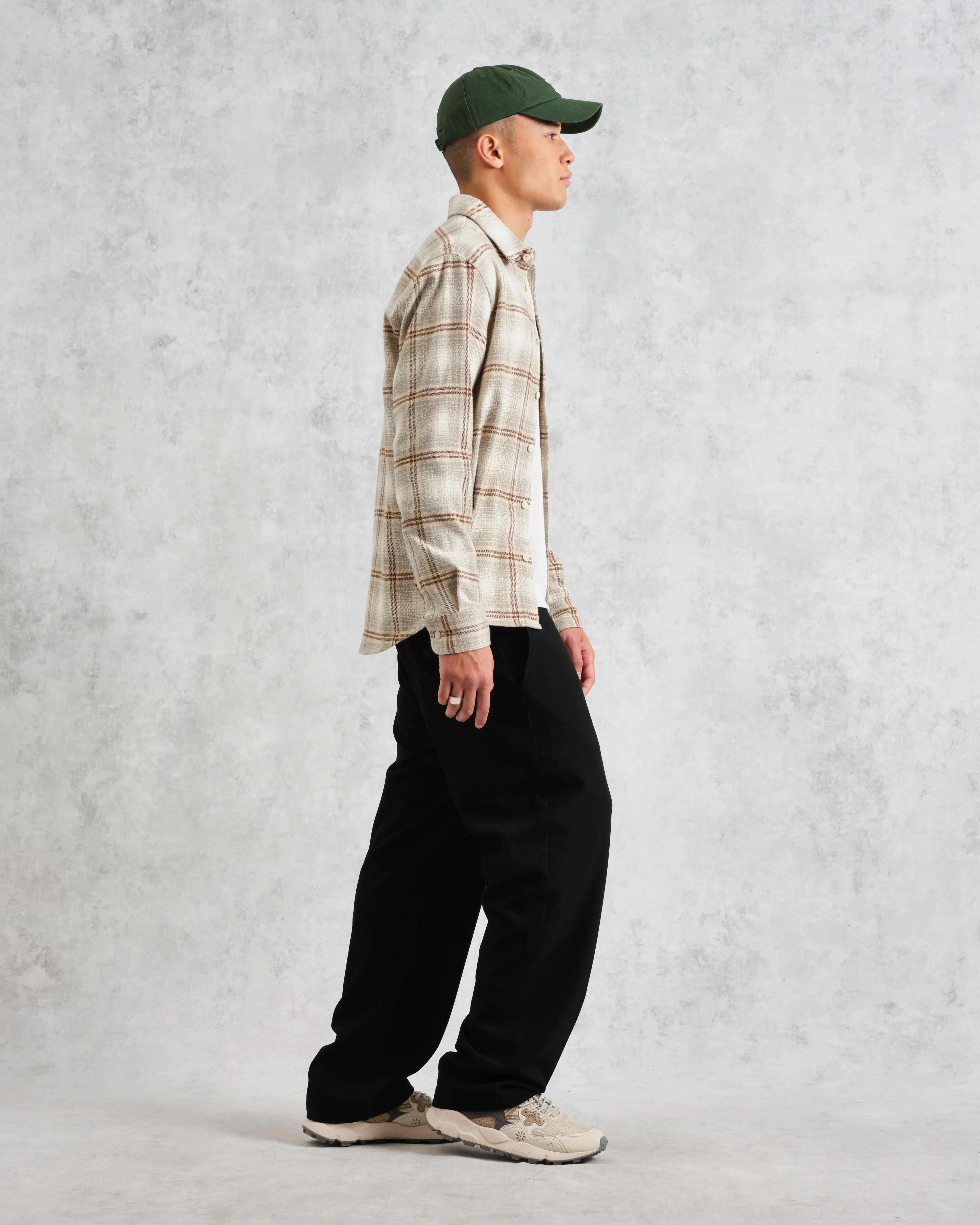 Shelly - Sage And Ecru Ombre Flannel Shirt - Image 5