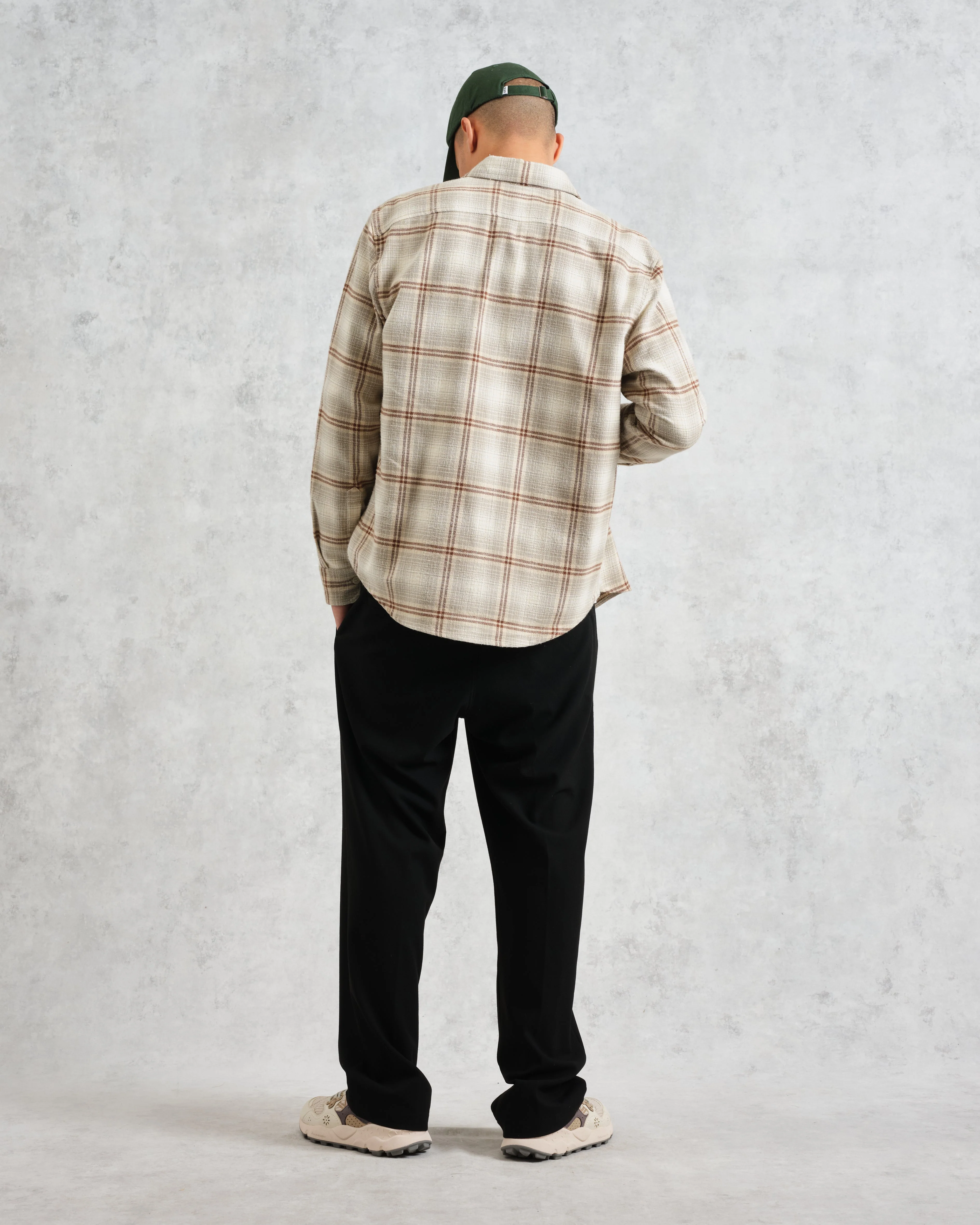Shelly - Sage And Ecru Ombre Flannel Shirt - Image 6
