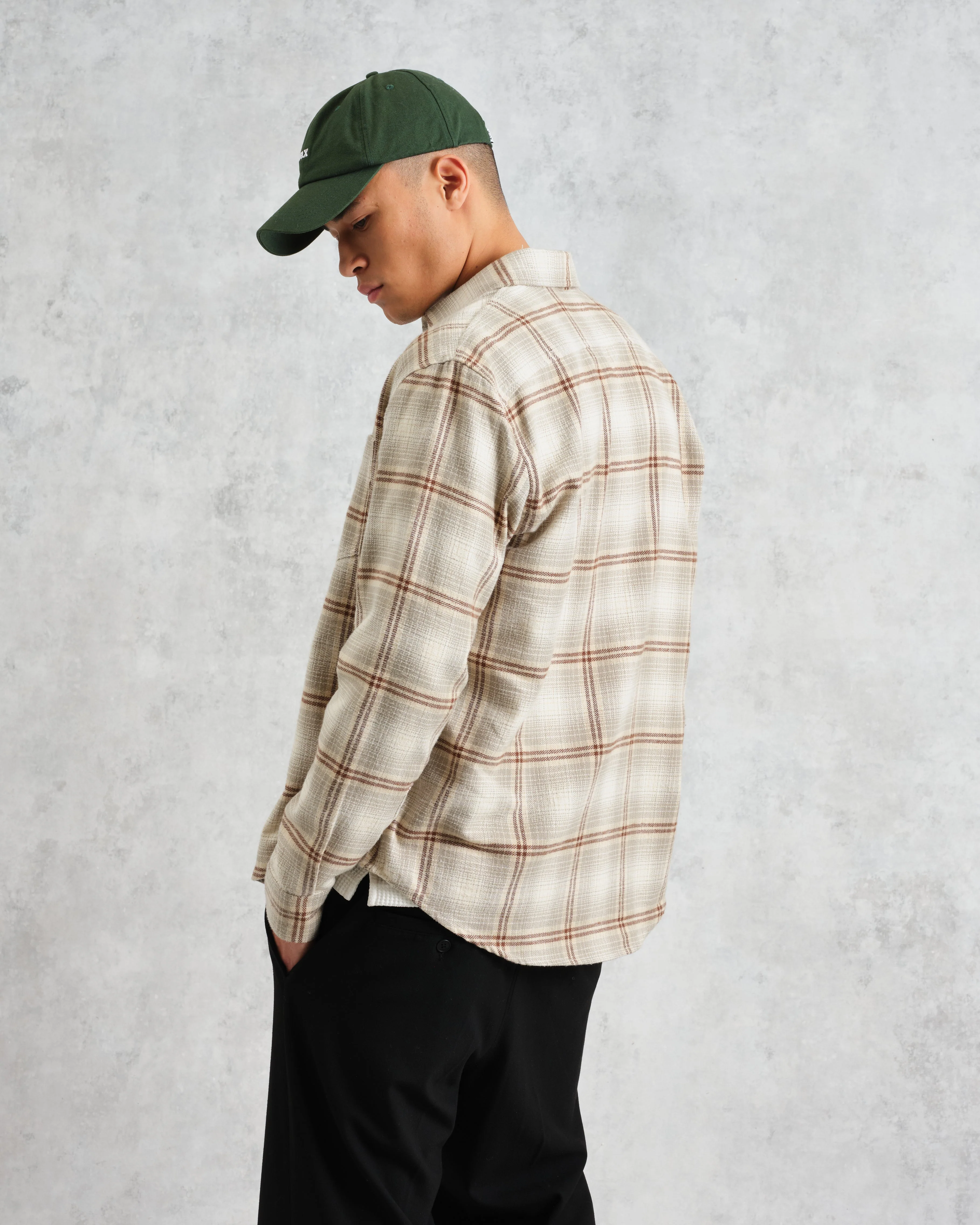 Shelly - Sage And Ecru Ombre Flannel Shirt - Image 7