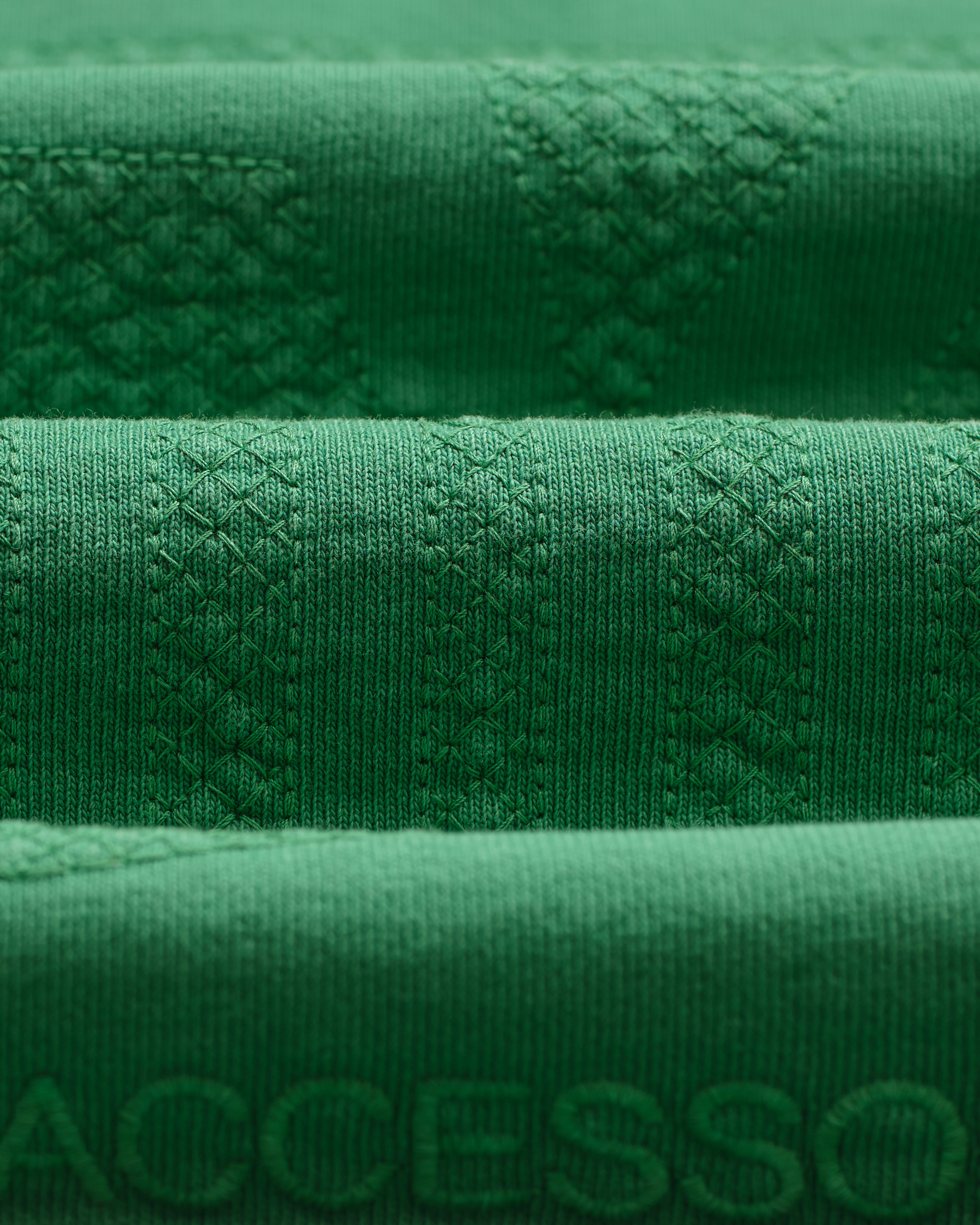 Sidney - Washed Green Embroidered Brushed Cotton Sweatshirt - Image 8