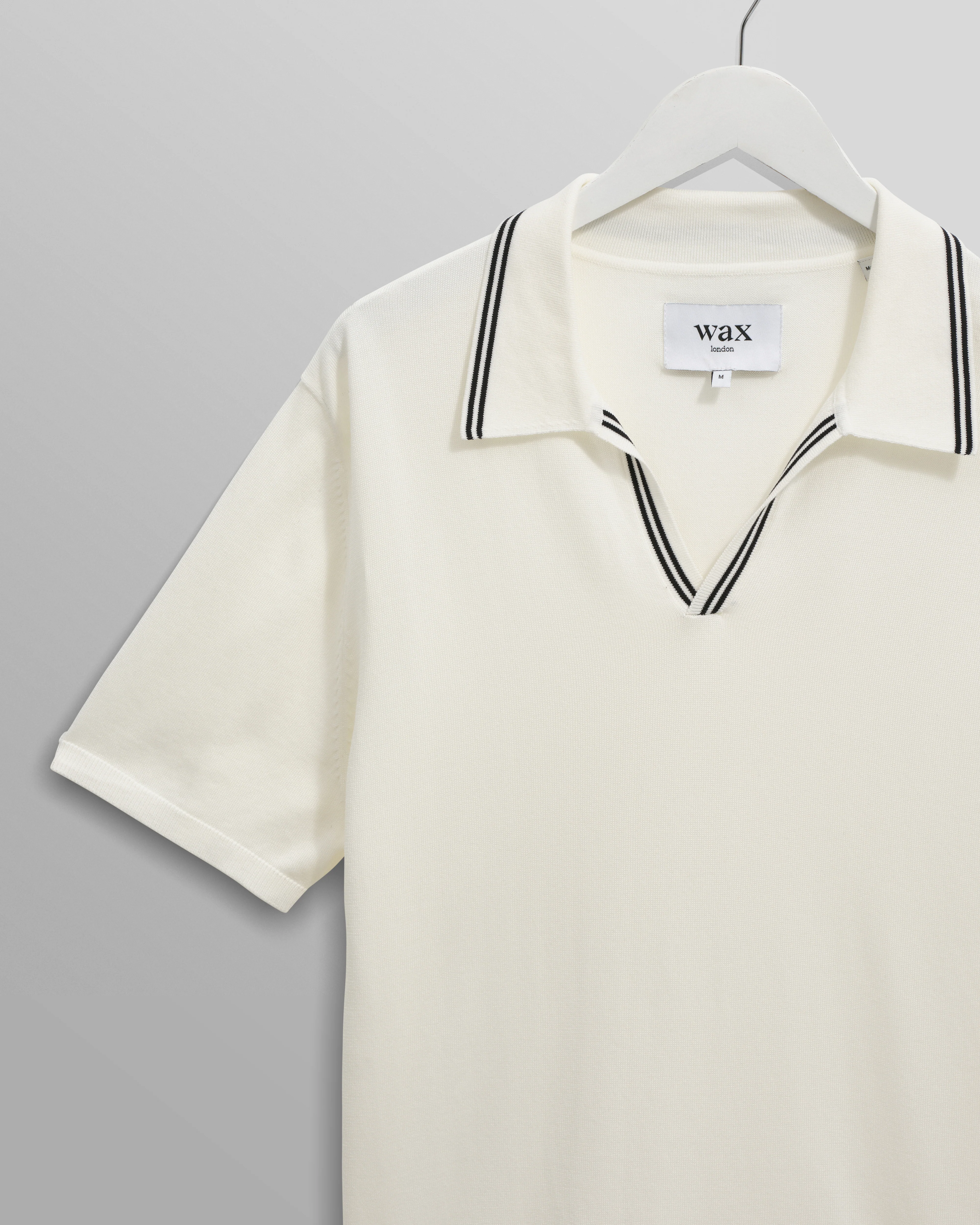 Siena - Ecru Fine Gauge Cotton Polo - Image 8
