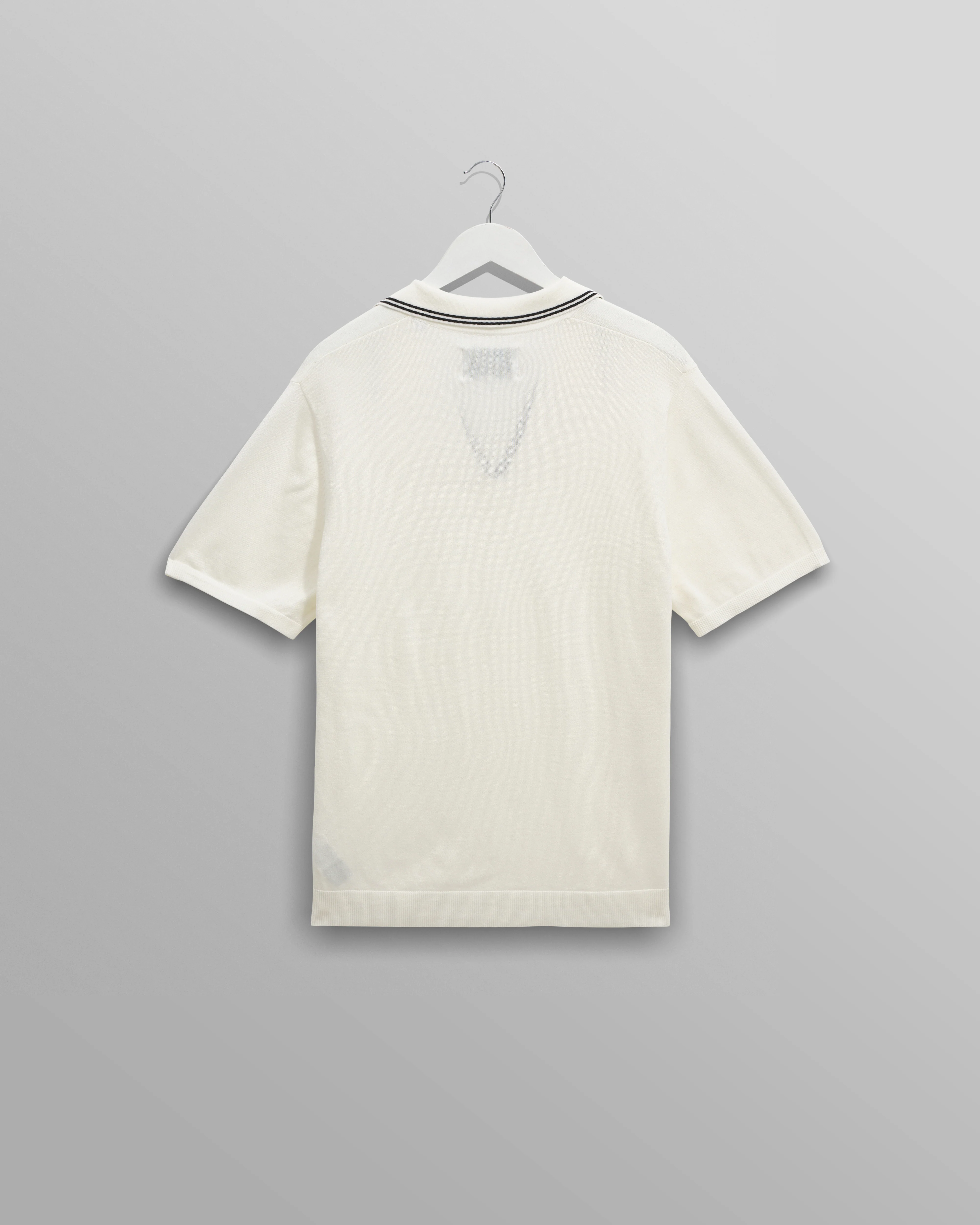 Siena - Ecru Fine Gauge Cotton Polo - Image 9