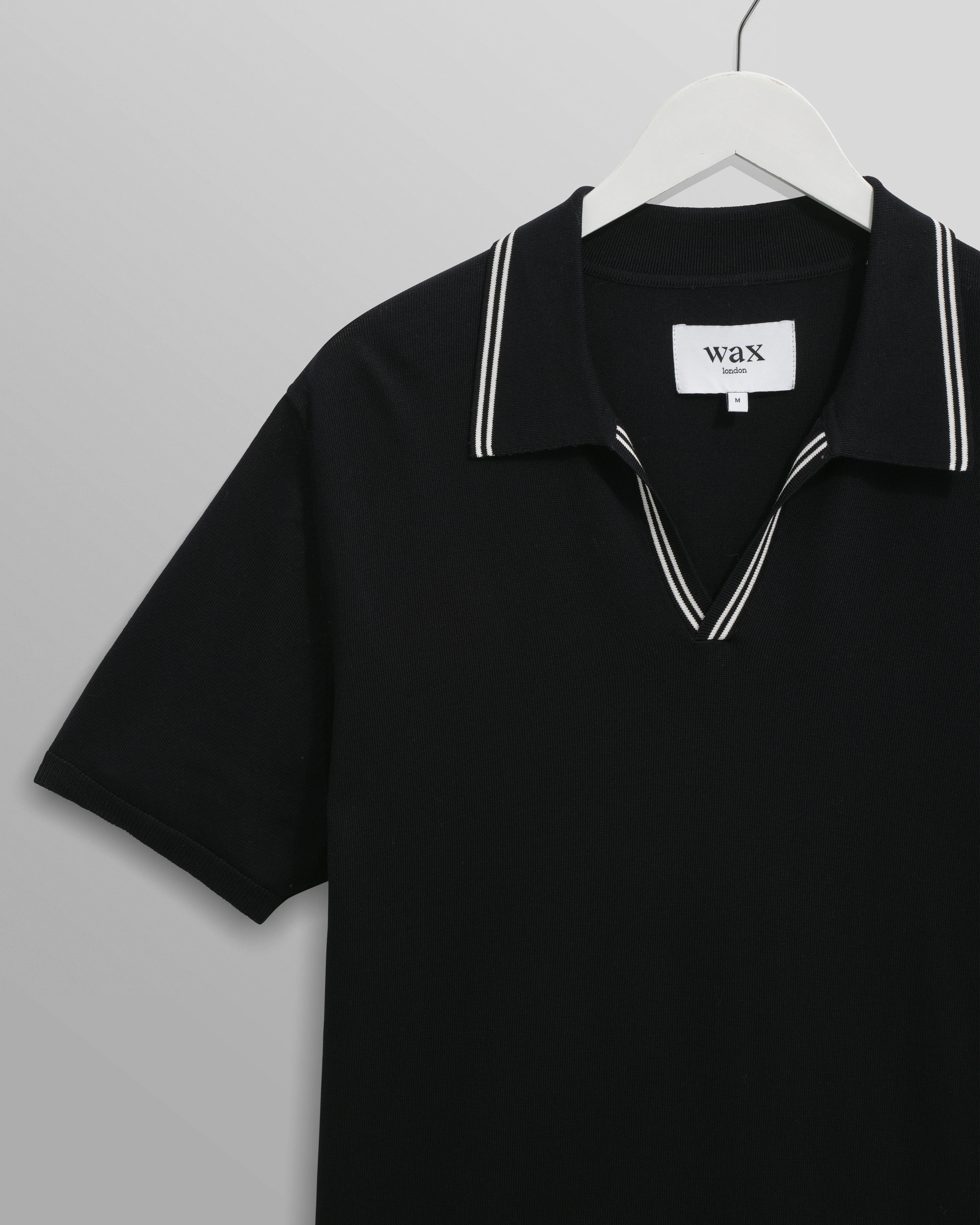 Siena - Navy Fine Gauge Cotton Polo - Image 8
