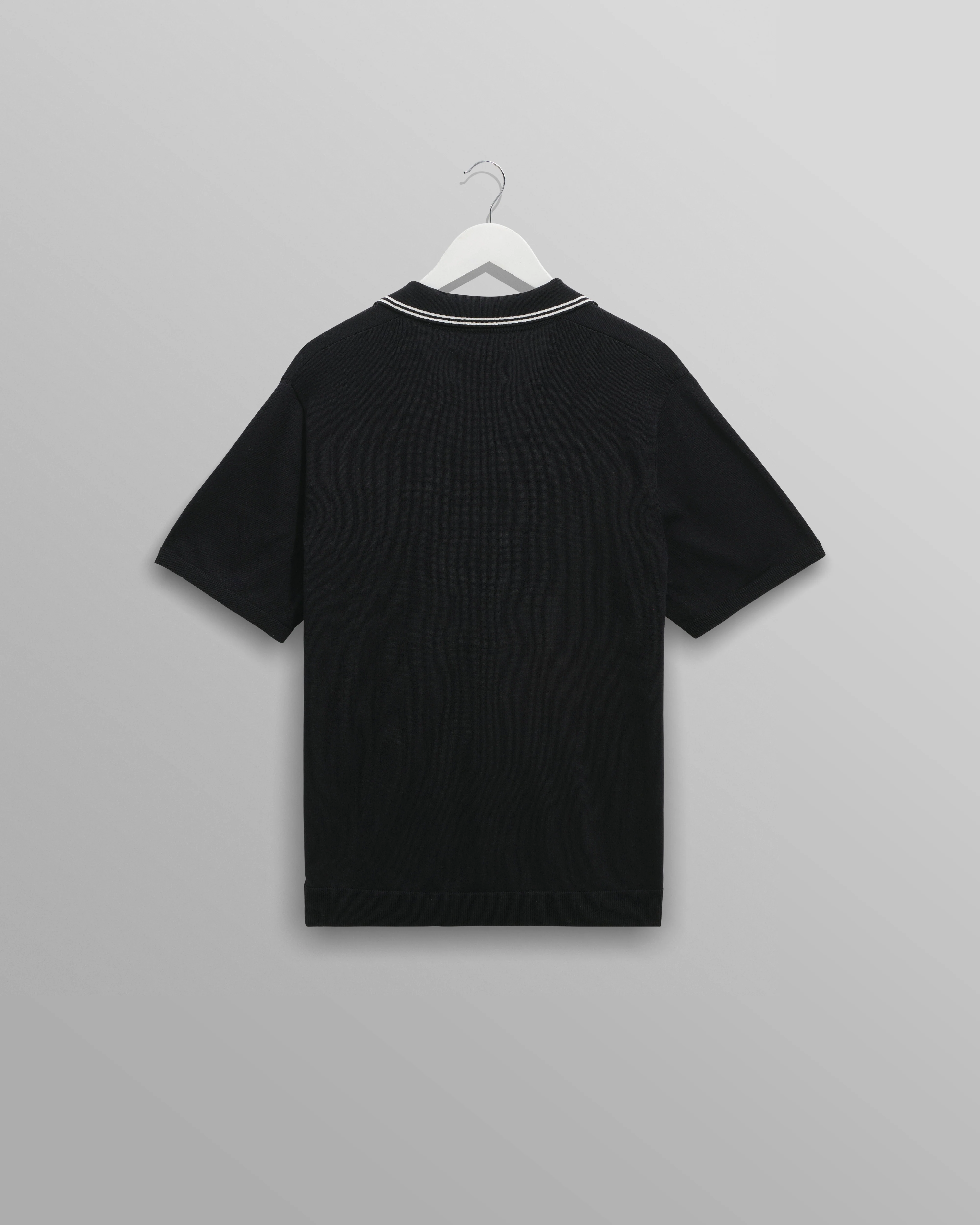 Siena - Navy Fine Gauge Cotton Polo - Image 9